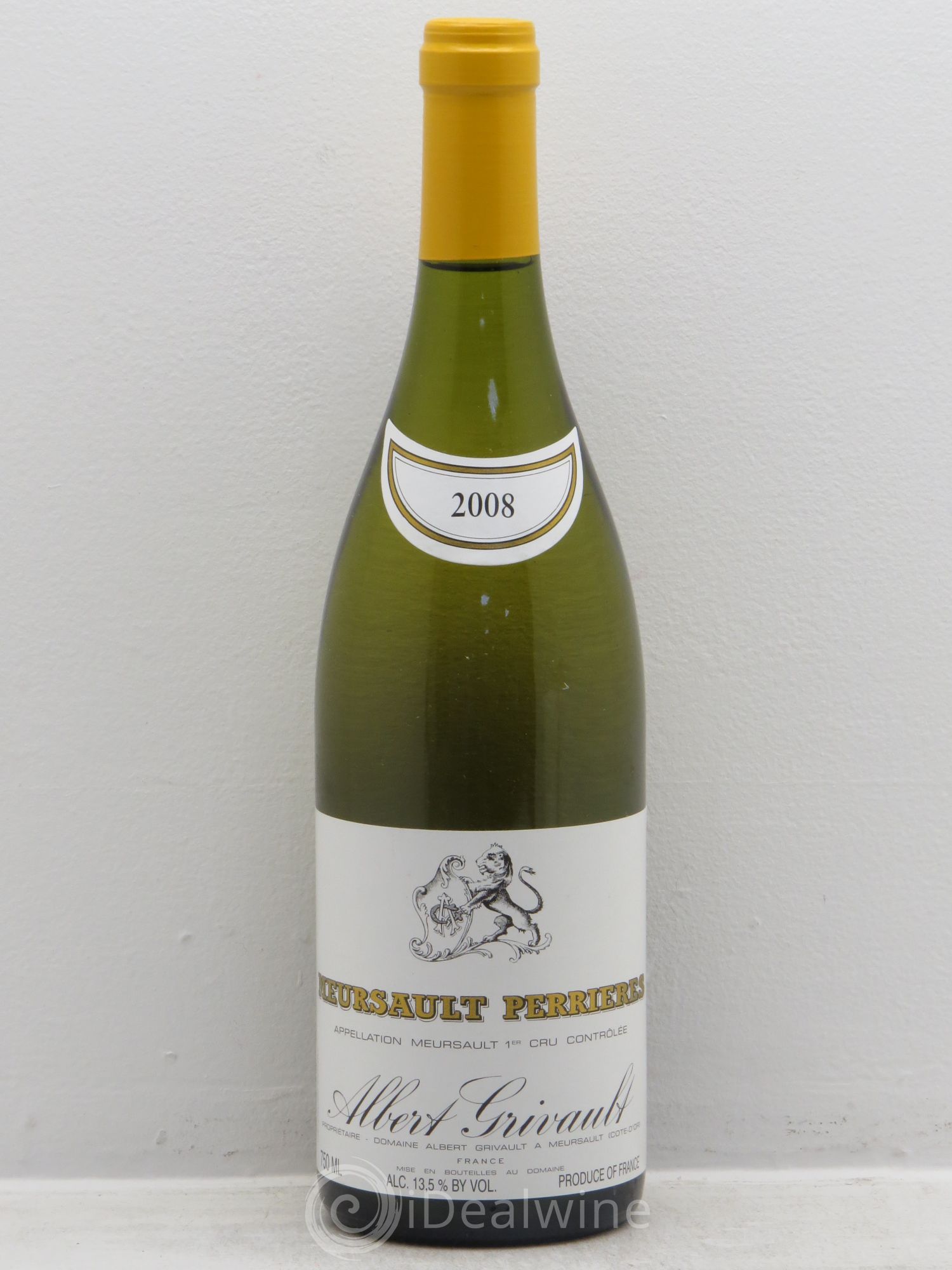 Meursault 1er Cru Perrières Albert Grivault 2008 - Lot de 1 bouteille - 0