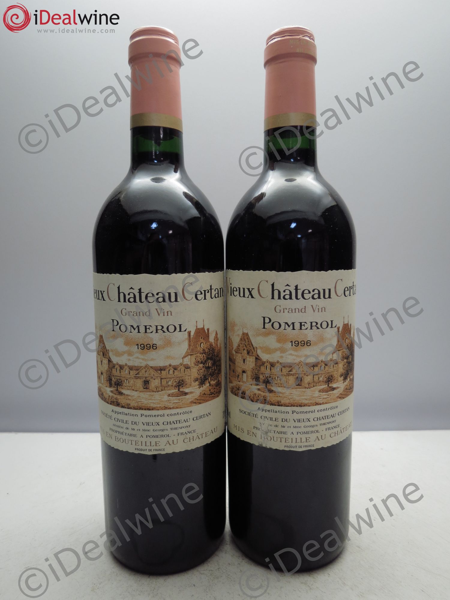 Vieux Château Certan 1996 - Lot de 2 bouteilles - 0