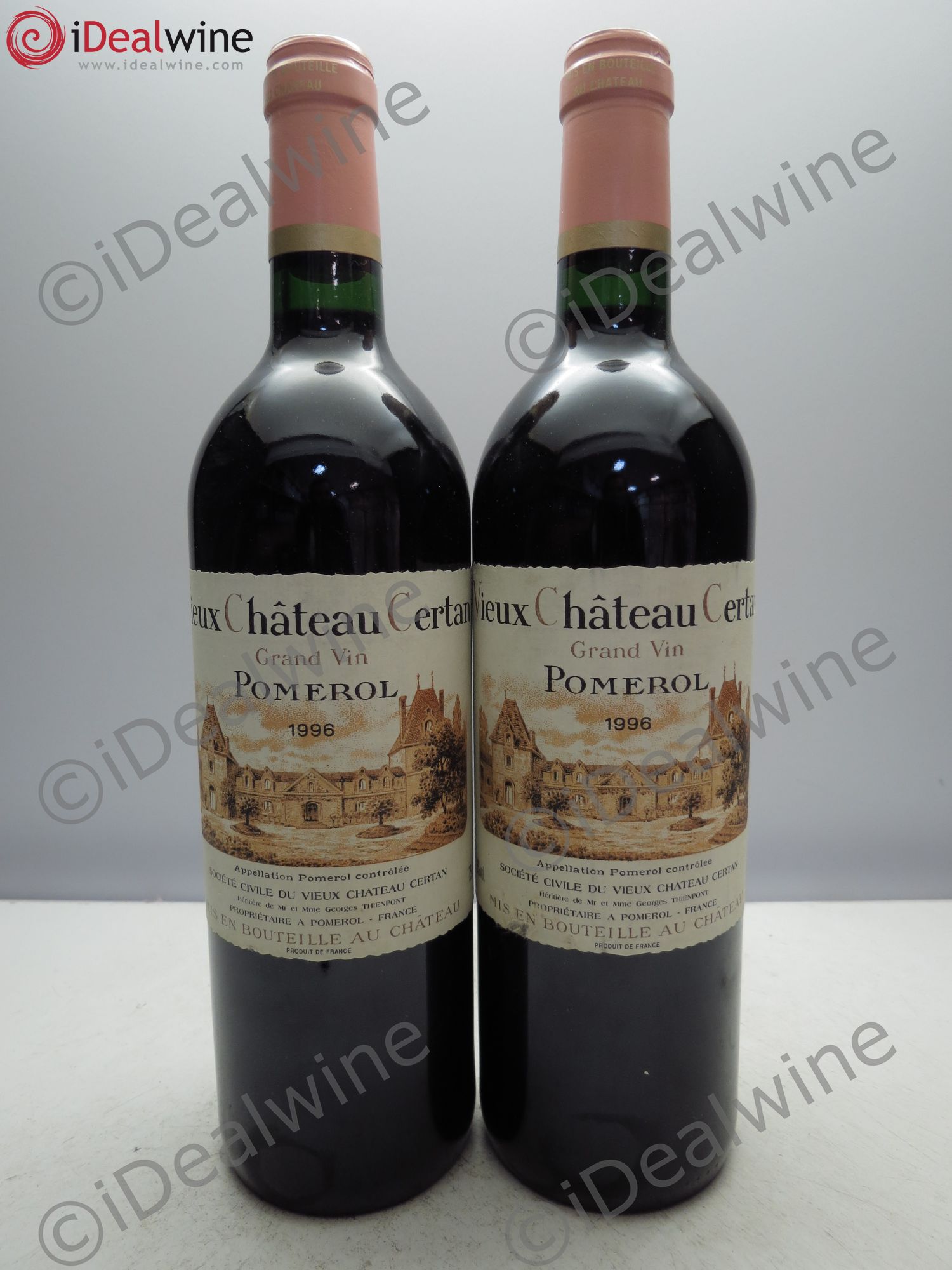 Vieux Château Certan 1996 - Lot de 2 bouteilles - 0