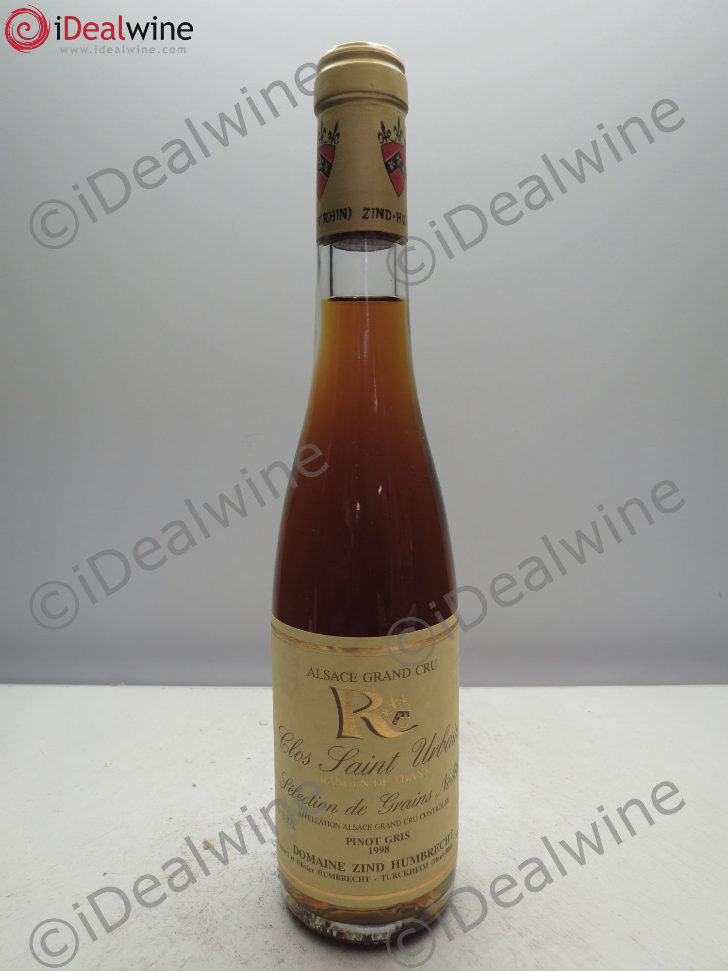 Alsace Pinot Gris Sélection de Grains Nobles Grand Cru Rangen de Thann Clos Saint-Urbain Zind-Humbrecht (Domaine) 1998 - Lotto di 1 mezza bottiglia - 0