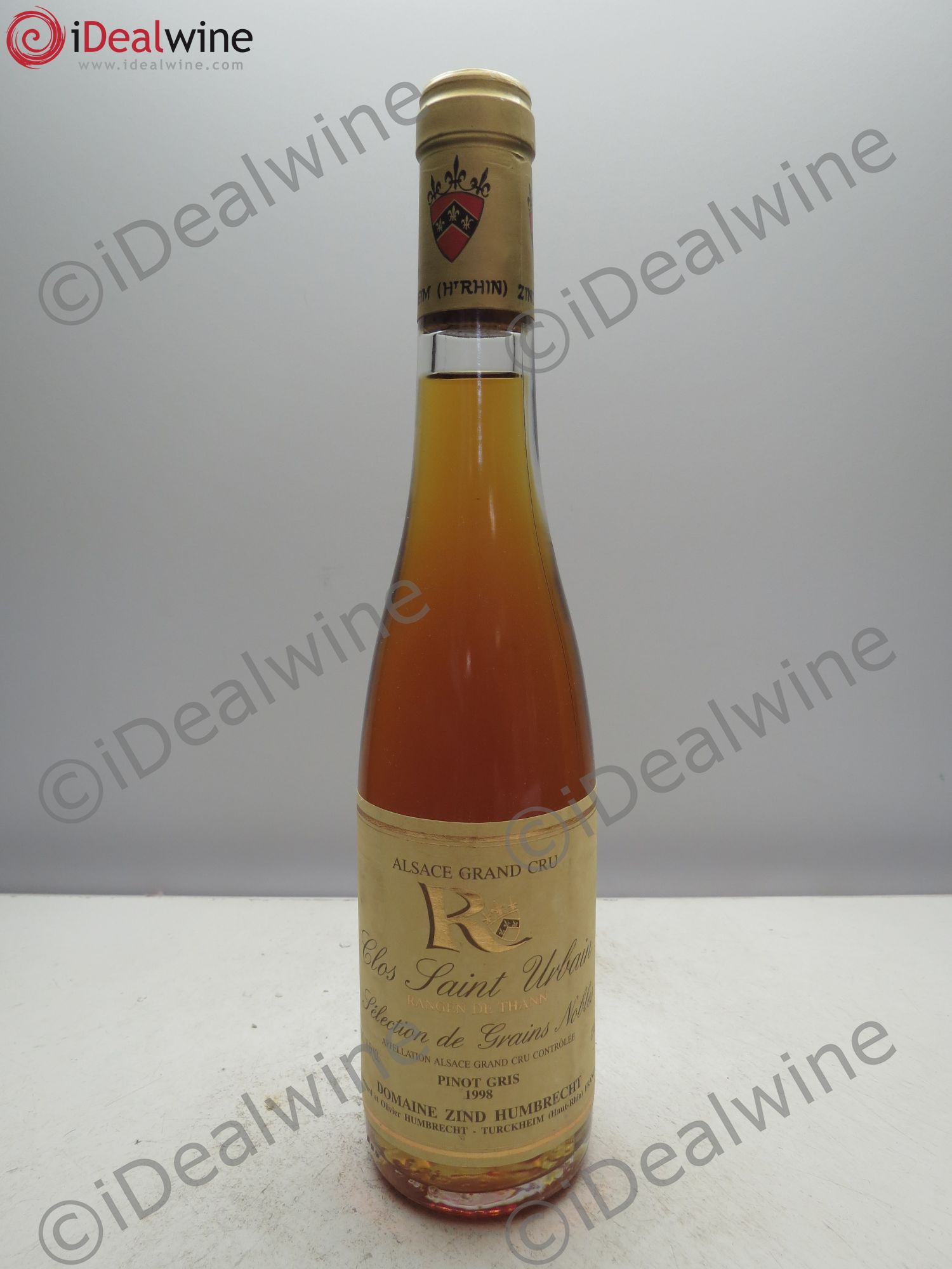 Alsace Pinot Gris Sélection de Grains Nobles Grand Cru Rangen de Thann Clos Saint-Urbain Zind-Humbrecht (Domaine) 1998 - Posten von 1 Demi-Flasche - 0