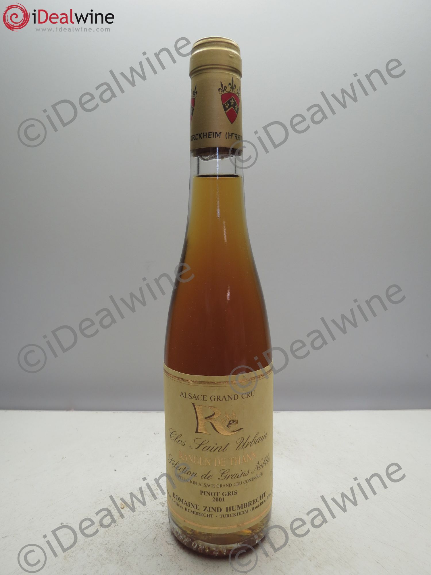 Alsace Pinot Gris Sélection de Grains Nobles Grand Cru Rangen de Thann Clos Saint-Urbain Zind-Humbrecht (Domaine) 2001 - Posten von 1 Demi-Flasche - 0