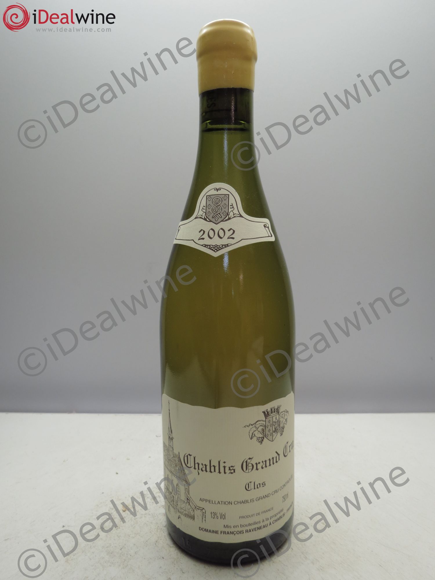 Chablis Grand Cru Clos Raveneau (Domaine) 2002 - Lot de 1 bouteille - 0