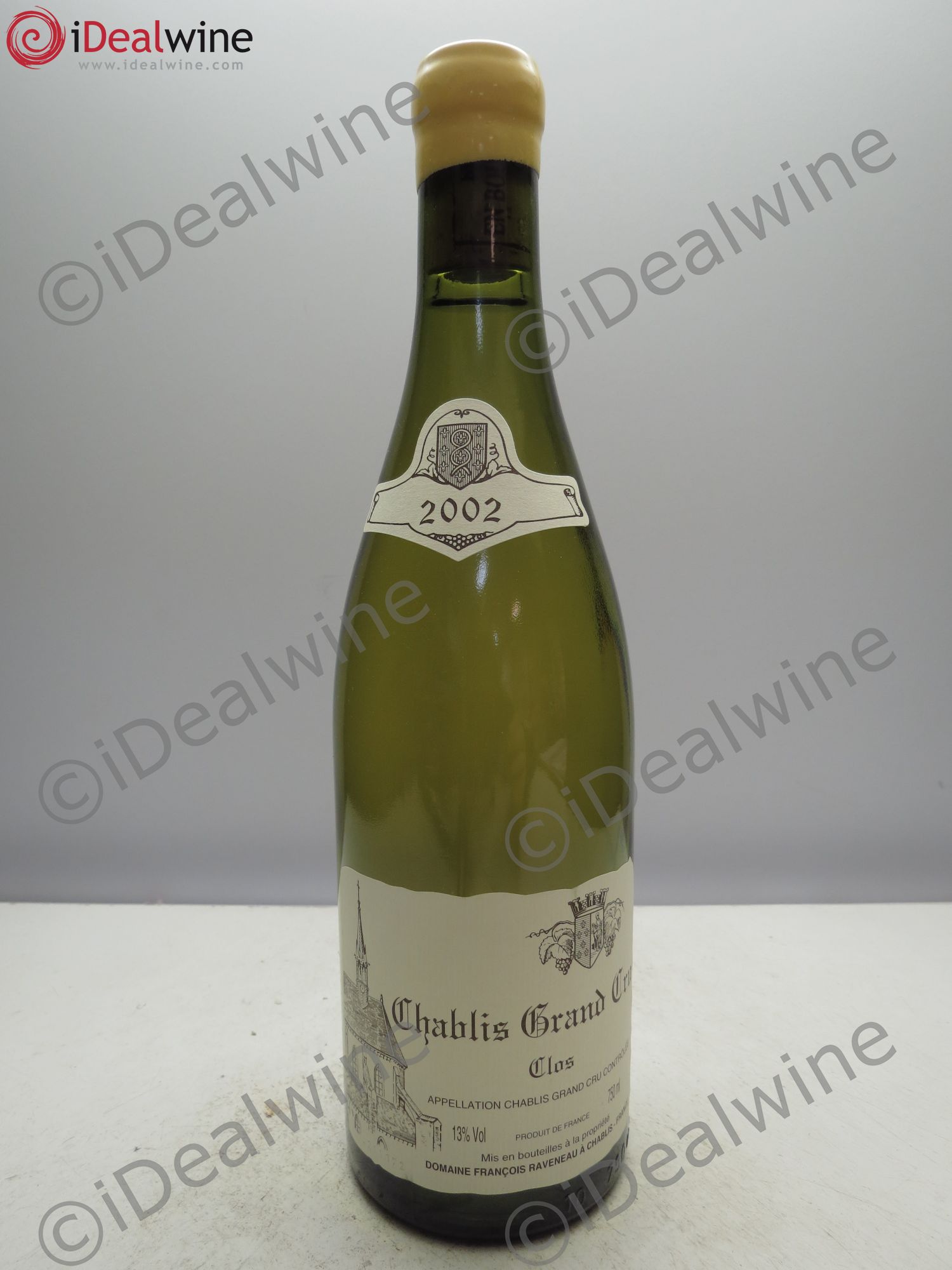 Chablis Grand Cru Clos Raveneau (Domaine) 2002 - Lot de 1 bouteille - 0