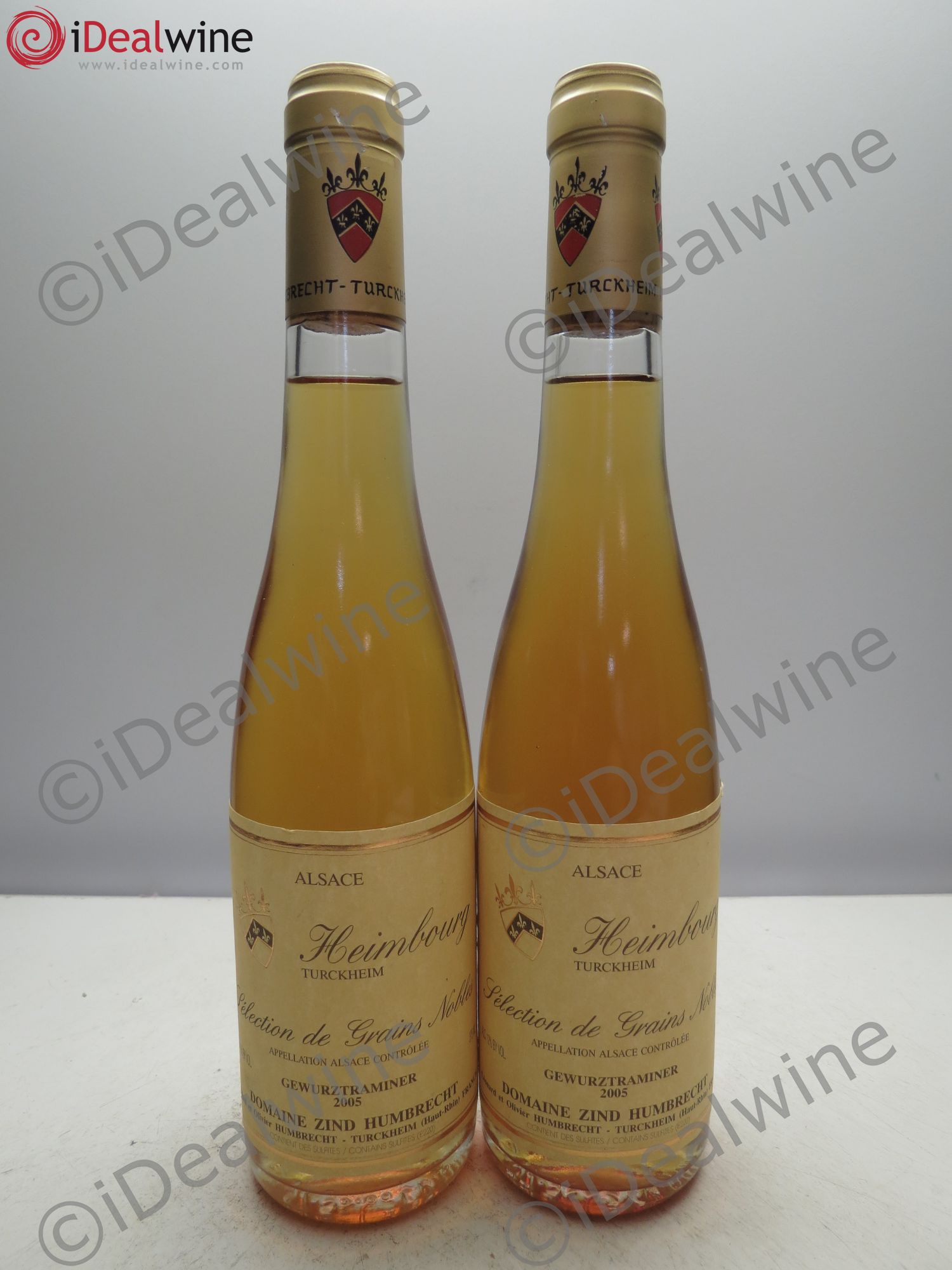 Alsace Gewurztraminer Sélection de Grains Nobles Zind-Humbrecht (Domaine) Heimbourg 2005 - Posten von 2 Demi-Flaschen - 0