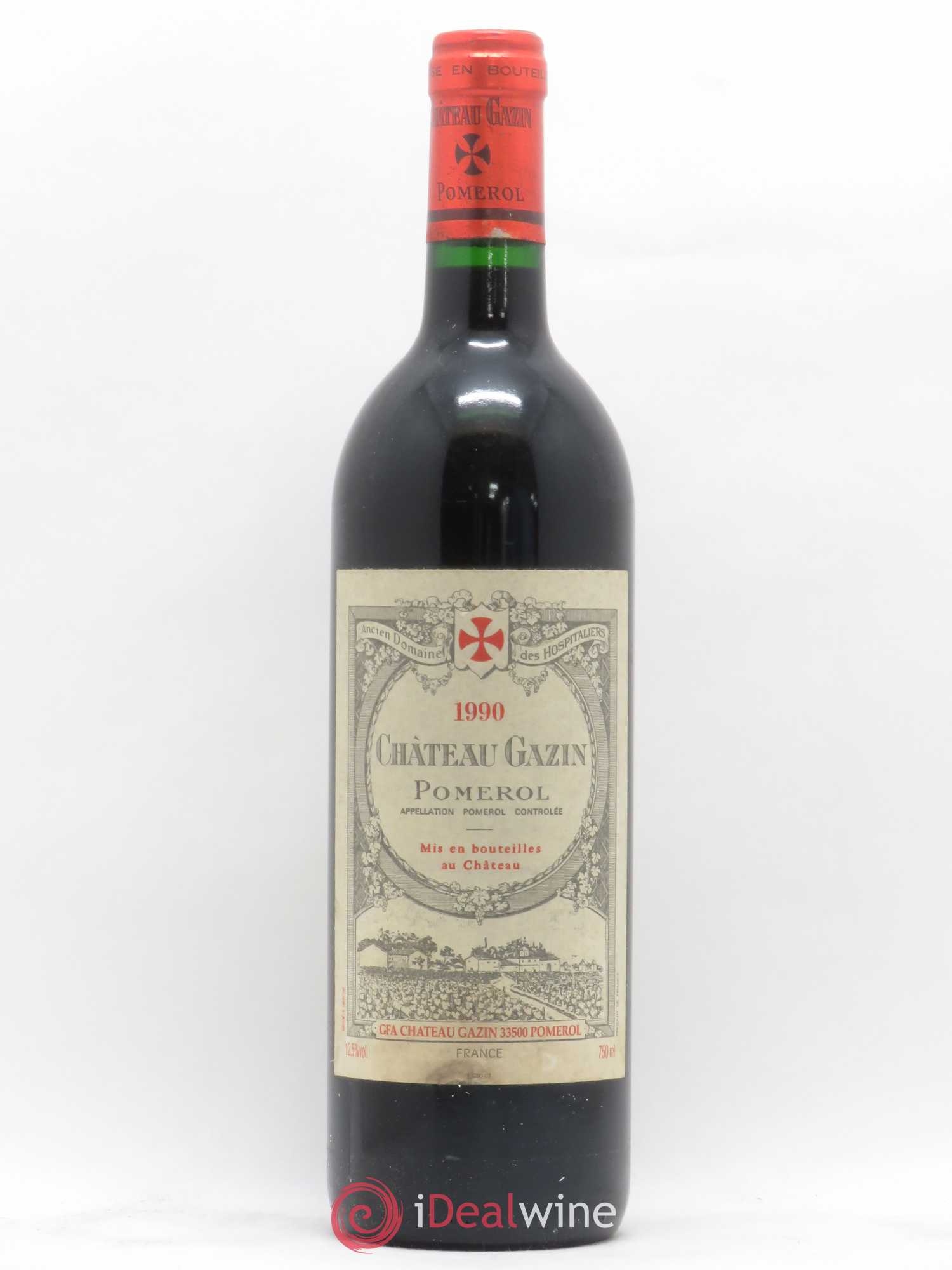 Château Gazin 1990 - Lot de 1 bouteille - 0