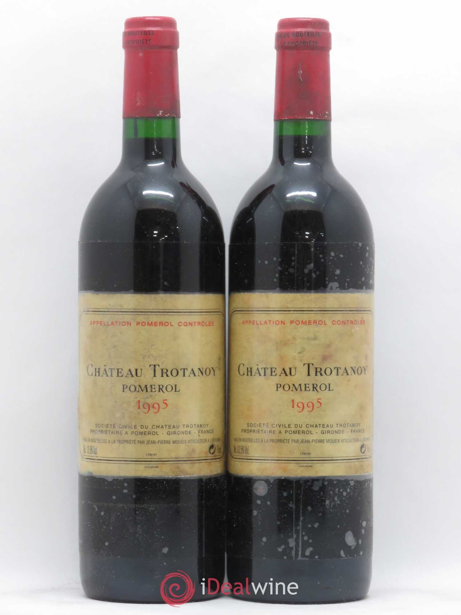 Château Trotanoy 1995 - Lot de 2 bouteilles - 0