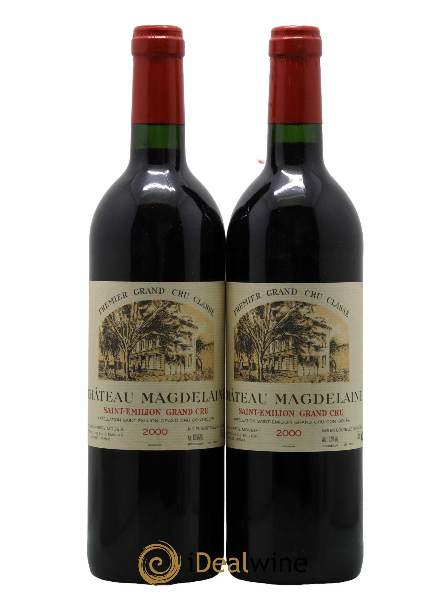 Château Magdelaine 2000 - Lot de 2 bouteilles - 0