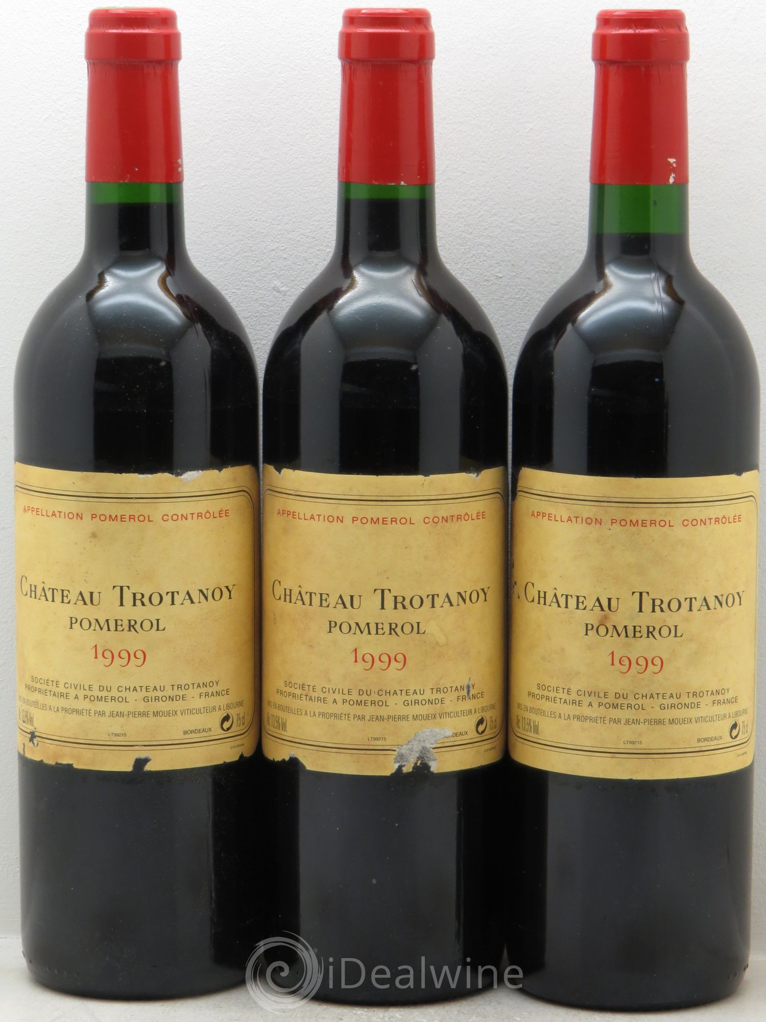 Château Trotanoy 1999 - Lot de 3 bouteilles - 0