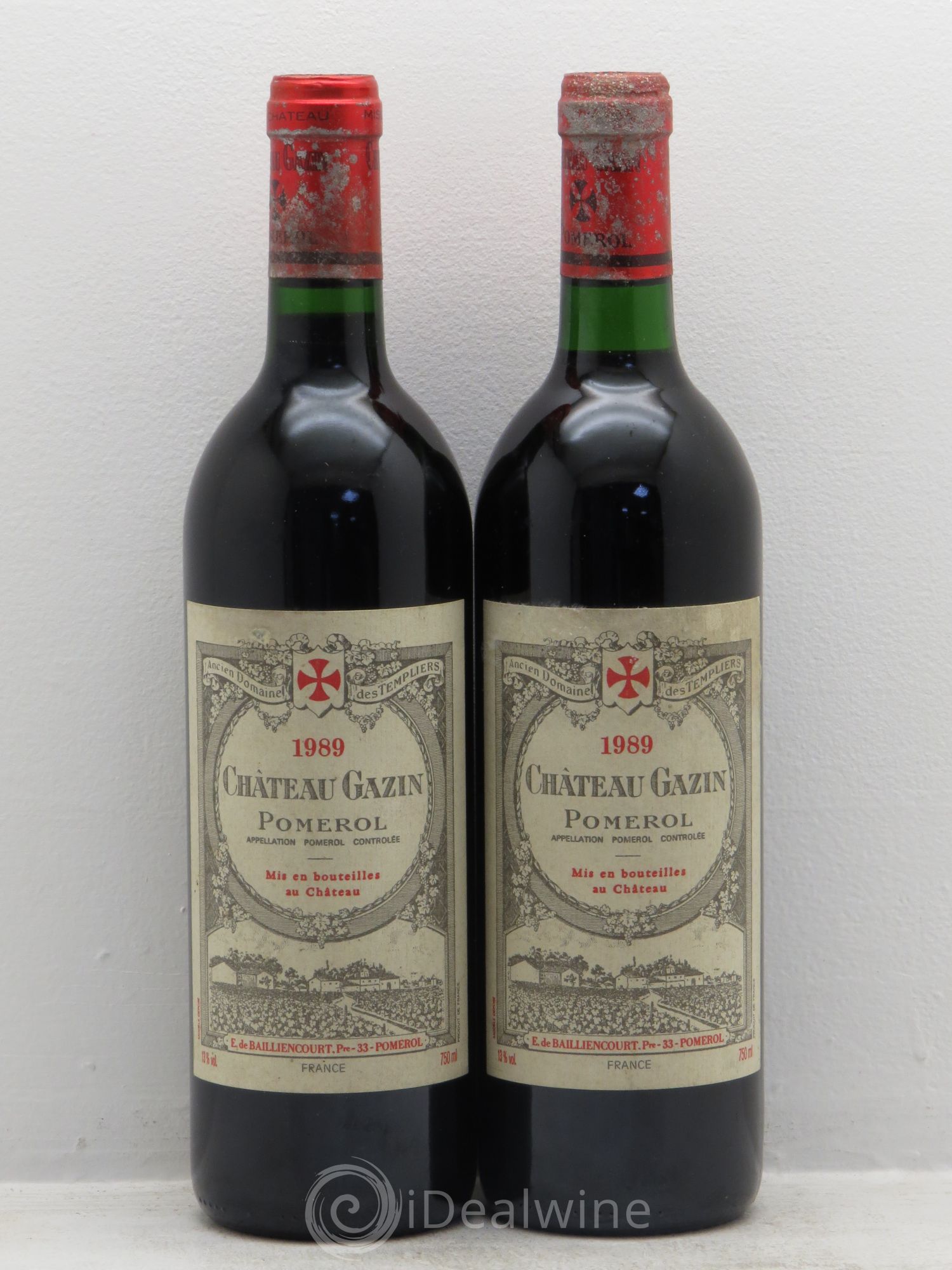 Château Gazin 1989 - Lot de 2 bouteilles - 0