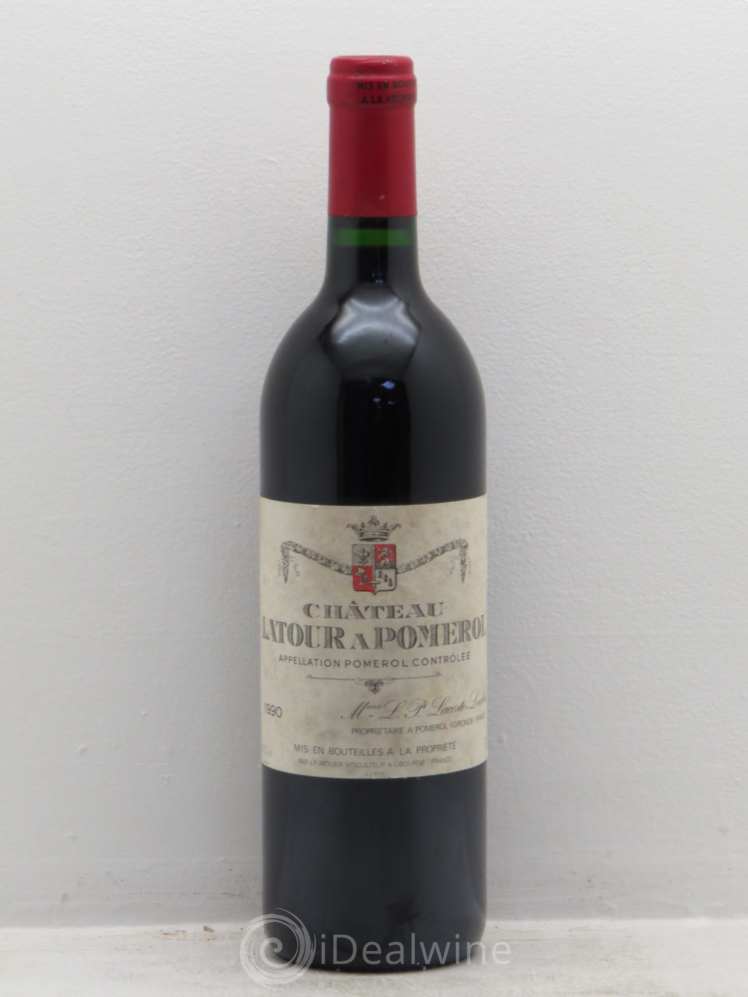 Château Latour à Pomerol 1990 - Lot de 1 bouteille - 0