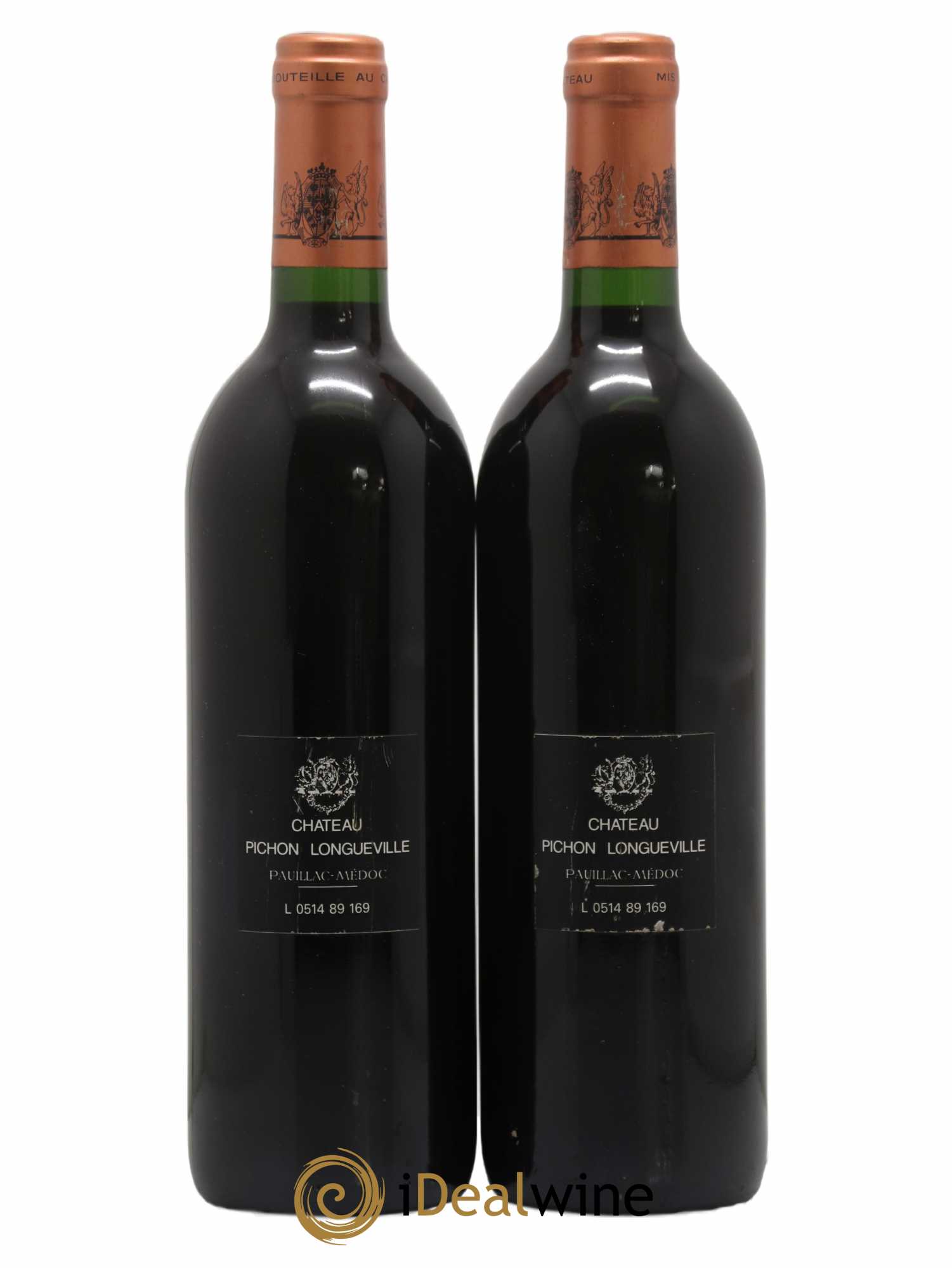 Pichon Longueville Baron 2ème Grand Cru Classé 1989 - Lot de 2 bouteilles - 1