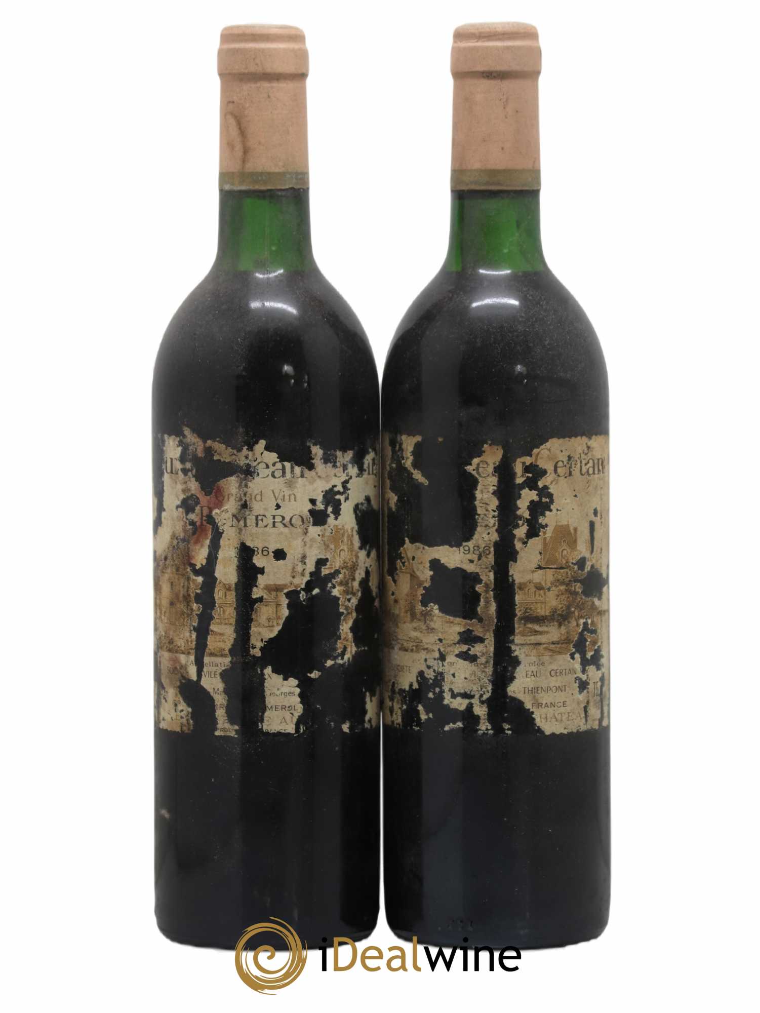 Vieux Château Certan 1986 - Lot de 2 bouteilles - 0