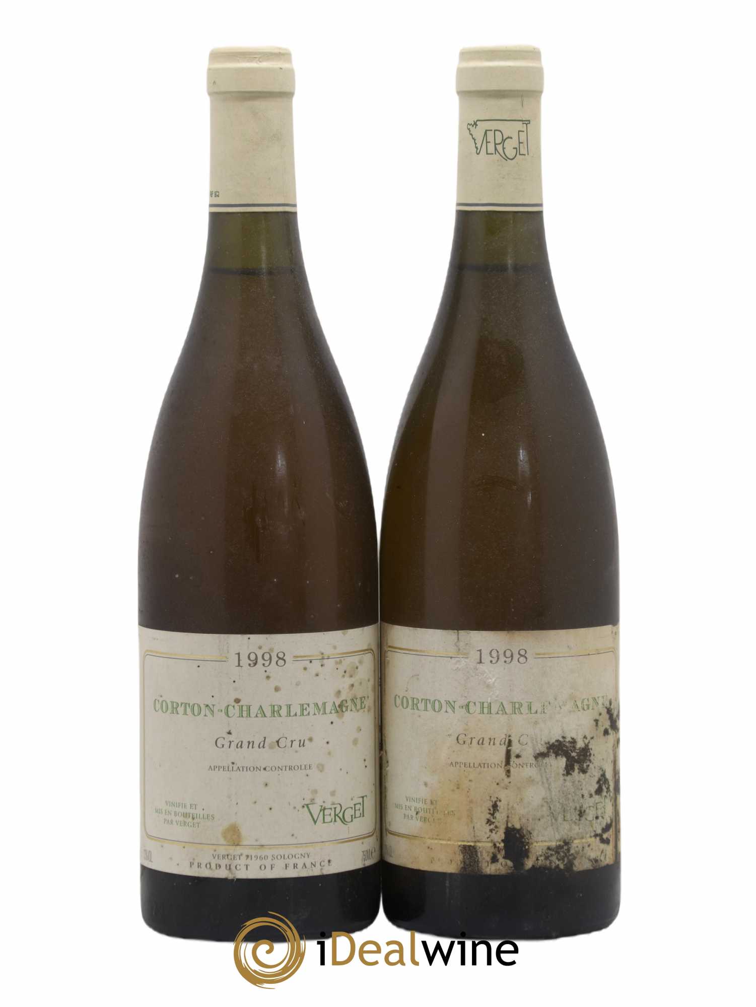 Corton-Charlemagne Grand Cru Verget 1998 - Lot de 2 bouteilles - 0