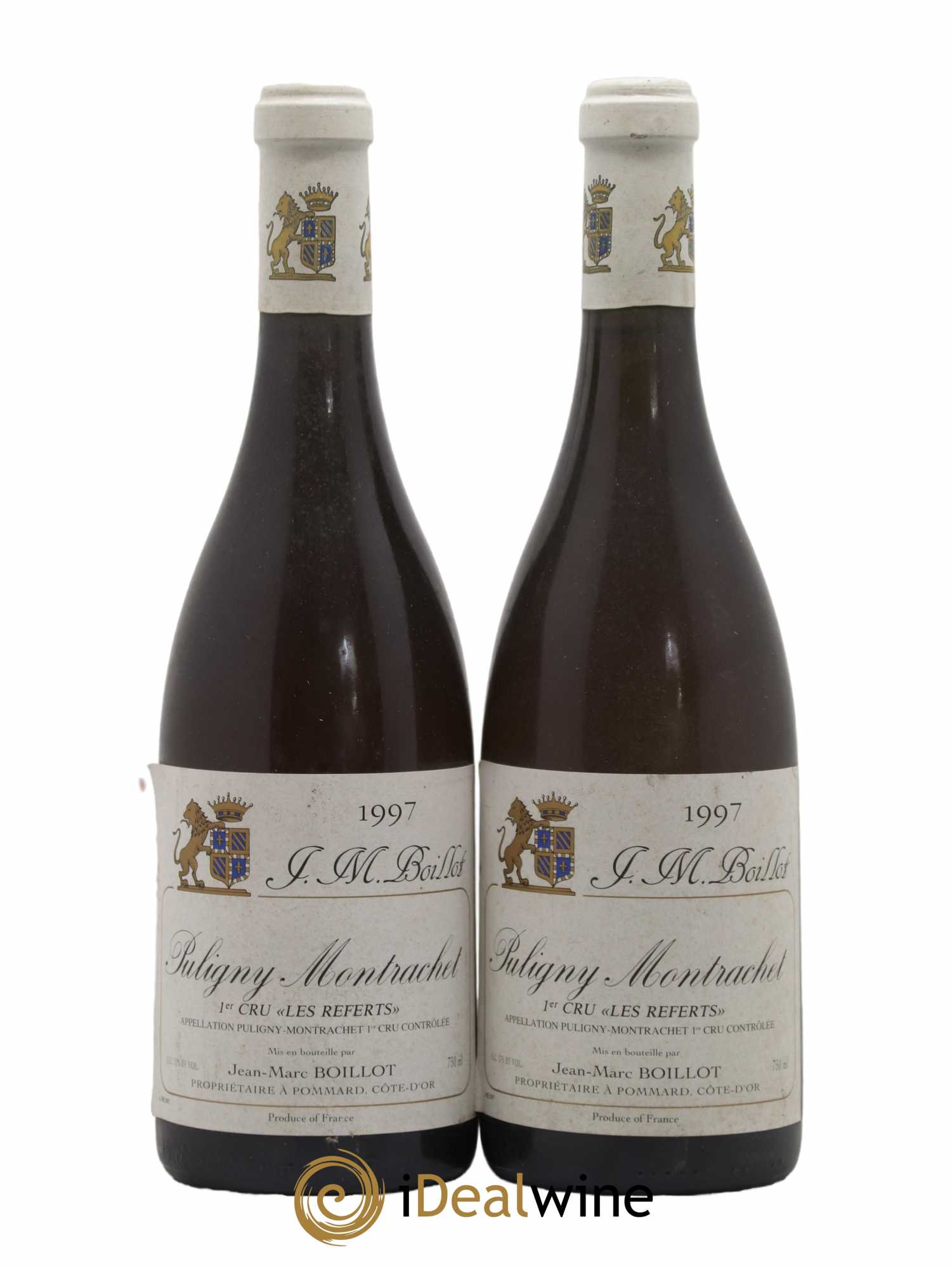 Puligny-Montrachet 1er Cru Les Referts Jean-Marc Boillot 1997 - Lot de 2 bouteilles - 0
