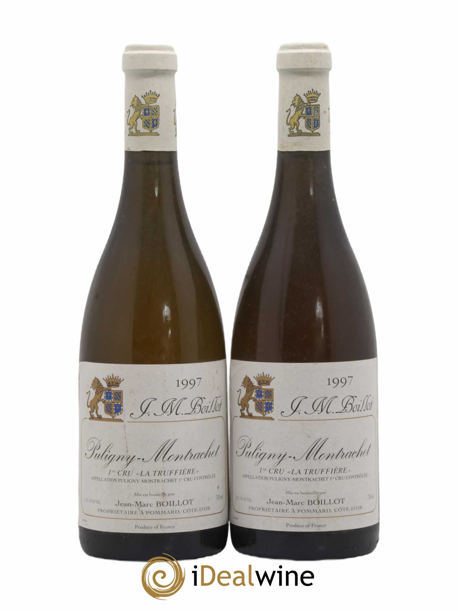 Puligny-Montrachet 1er Cru La Truffière Jean-Marc Boillot 1997 - Lot de 2 bouteilles - 0
