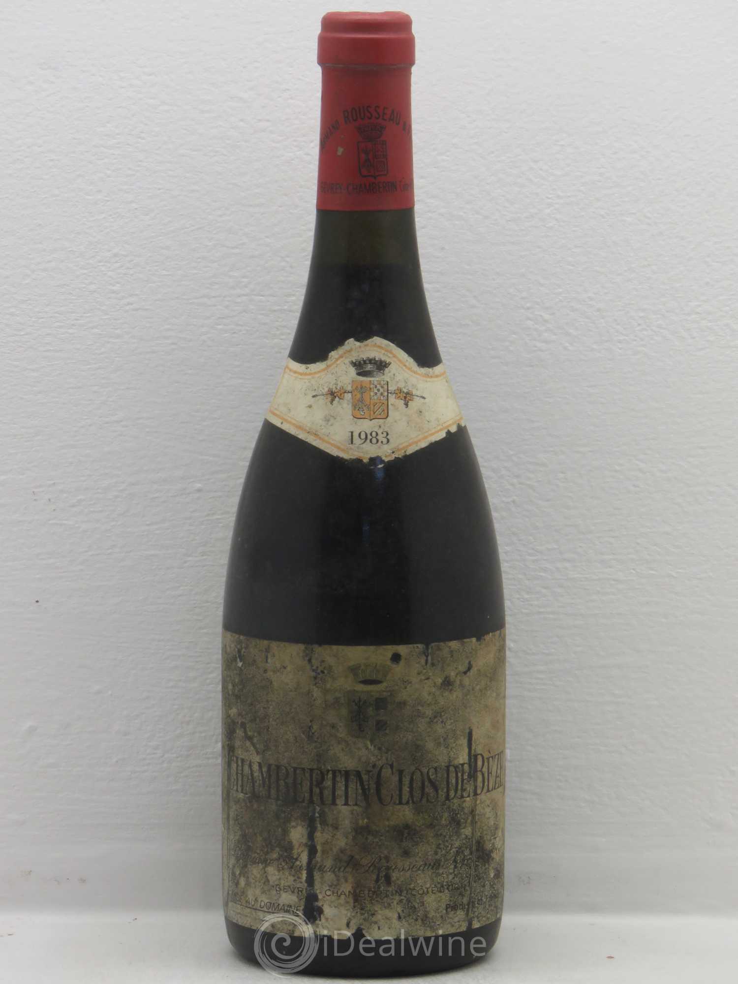 Chambertin Clos de Bèze Grand Cru Armand Rousseau (Domaine) 1983 - Lot de 1 bouteille - 0