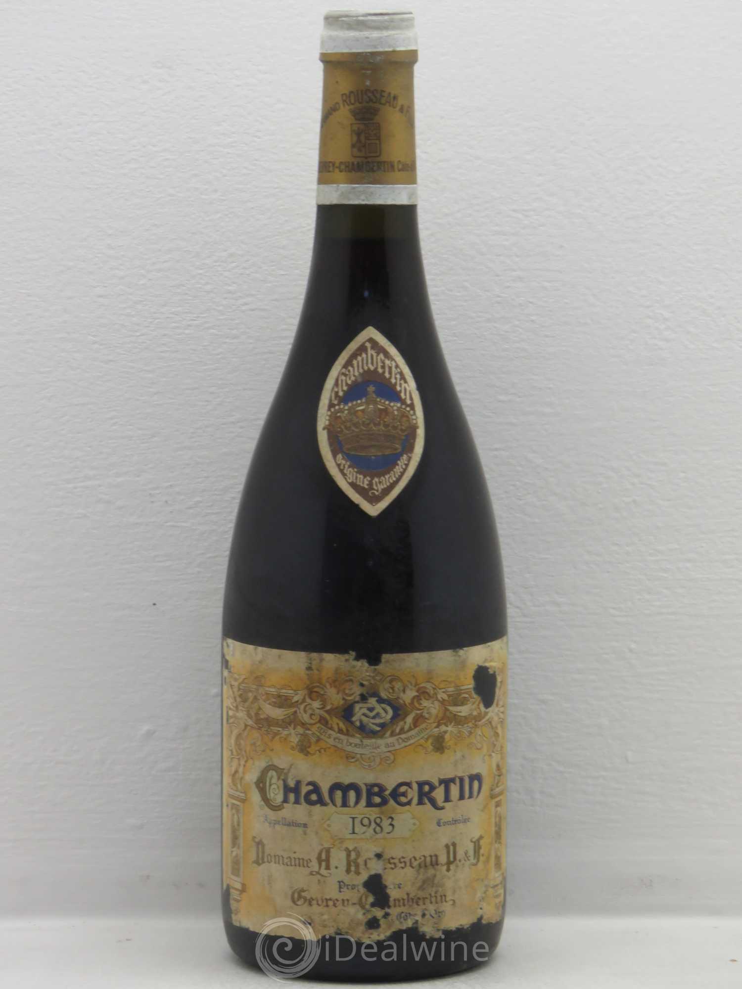 Chambertin Grand Cru Armand Rousseau (Domaine) 1983 - Lot de 1 bouteille - 0