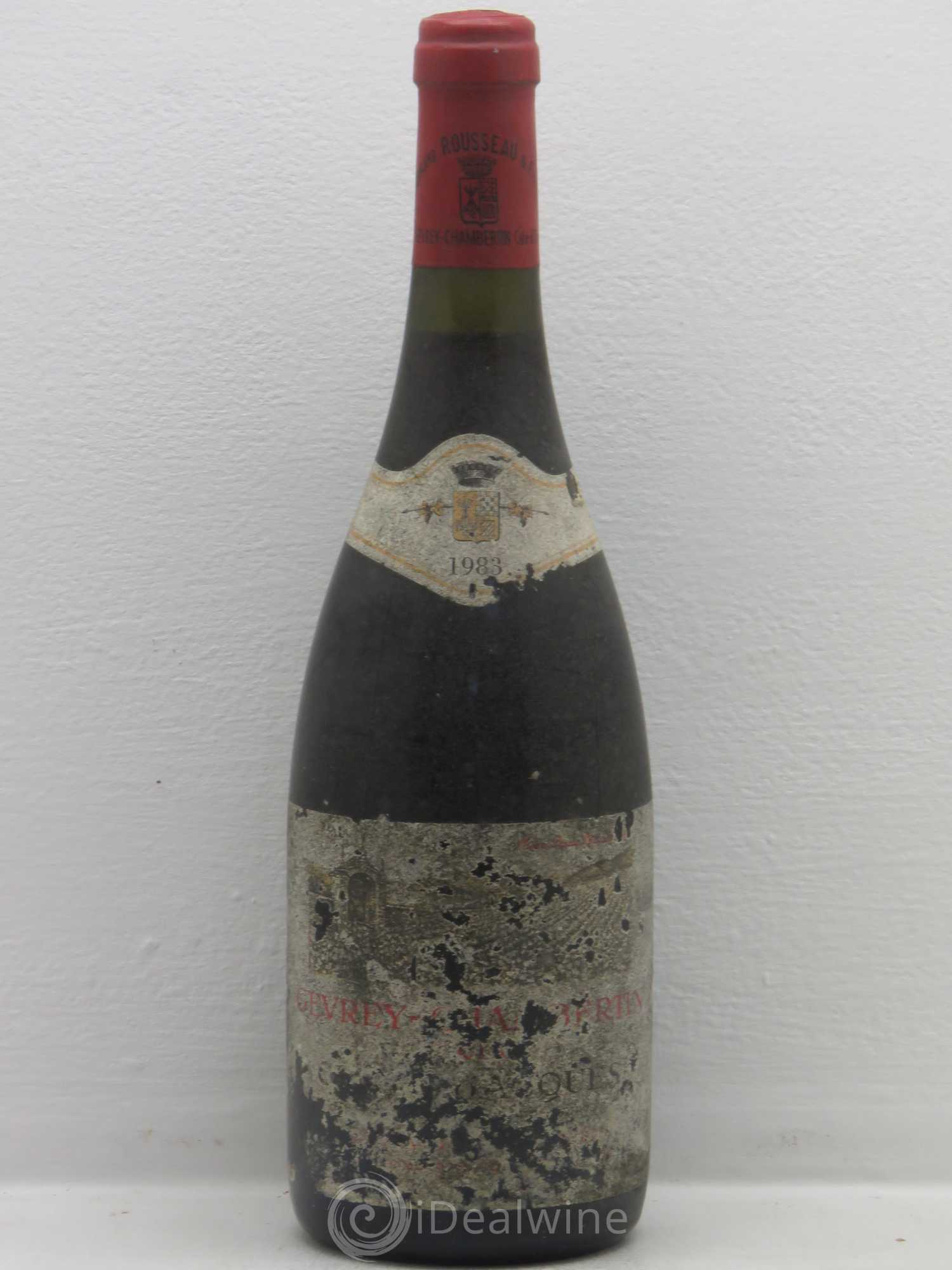 Gevrey-Chambertin 1er Cru Clos Saint-Jacques Armand Rousseau (Domaine) 1983 - Lot de 1 bouteille - 0
