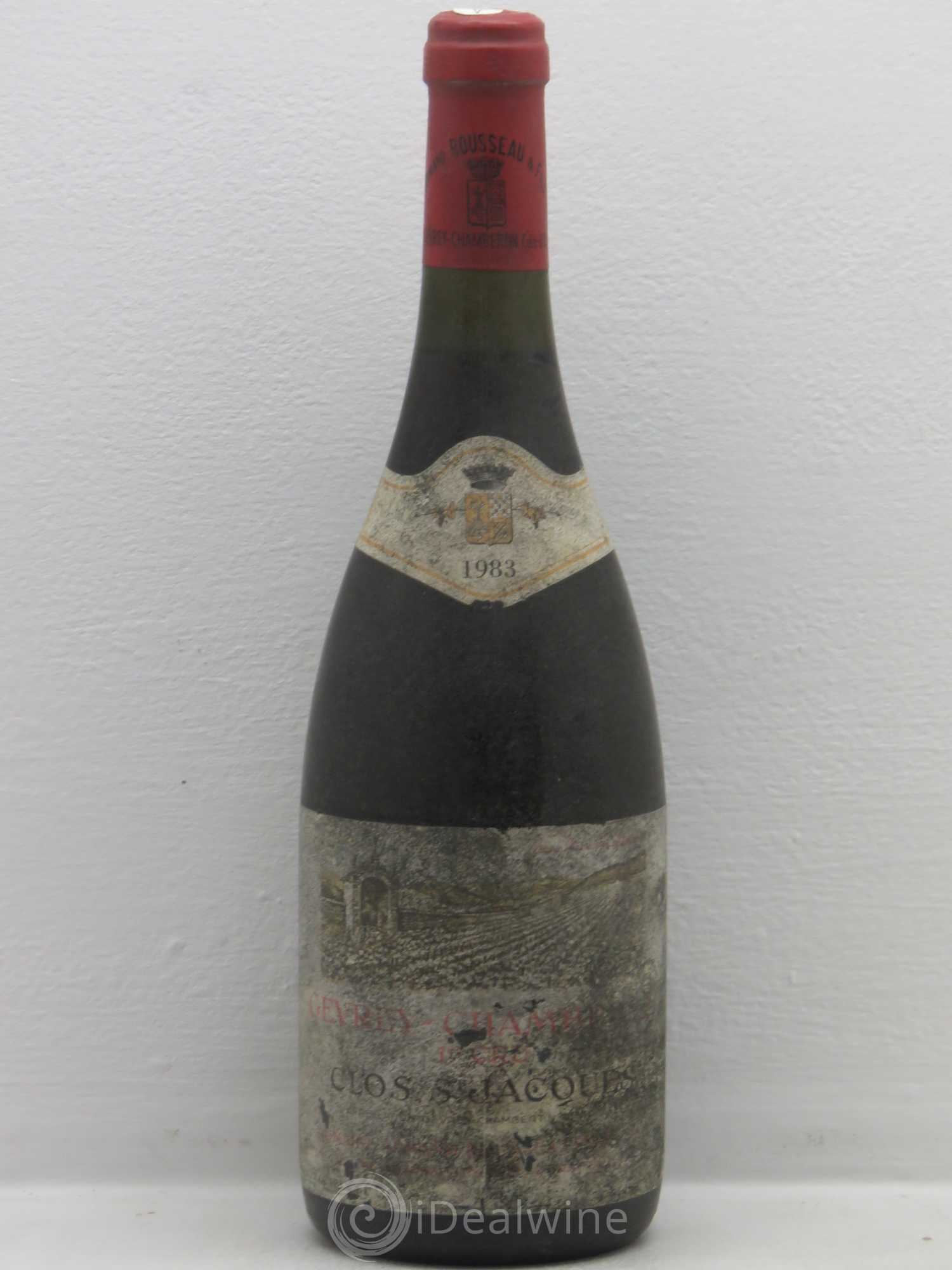 Gevrey-Chambertin 1er Cru Clos Saint-Jacques Armand Rousseau (Domaine) 1983 - Lot de 1 bouteille - 0