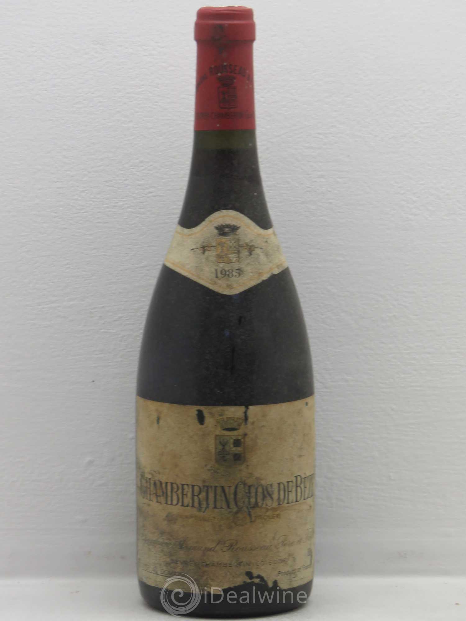 Chambertin Clos de Bèze Grand Cru Armand Rousseau (Domaine) 1985 - Lot de 1 bouteille - 0