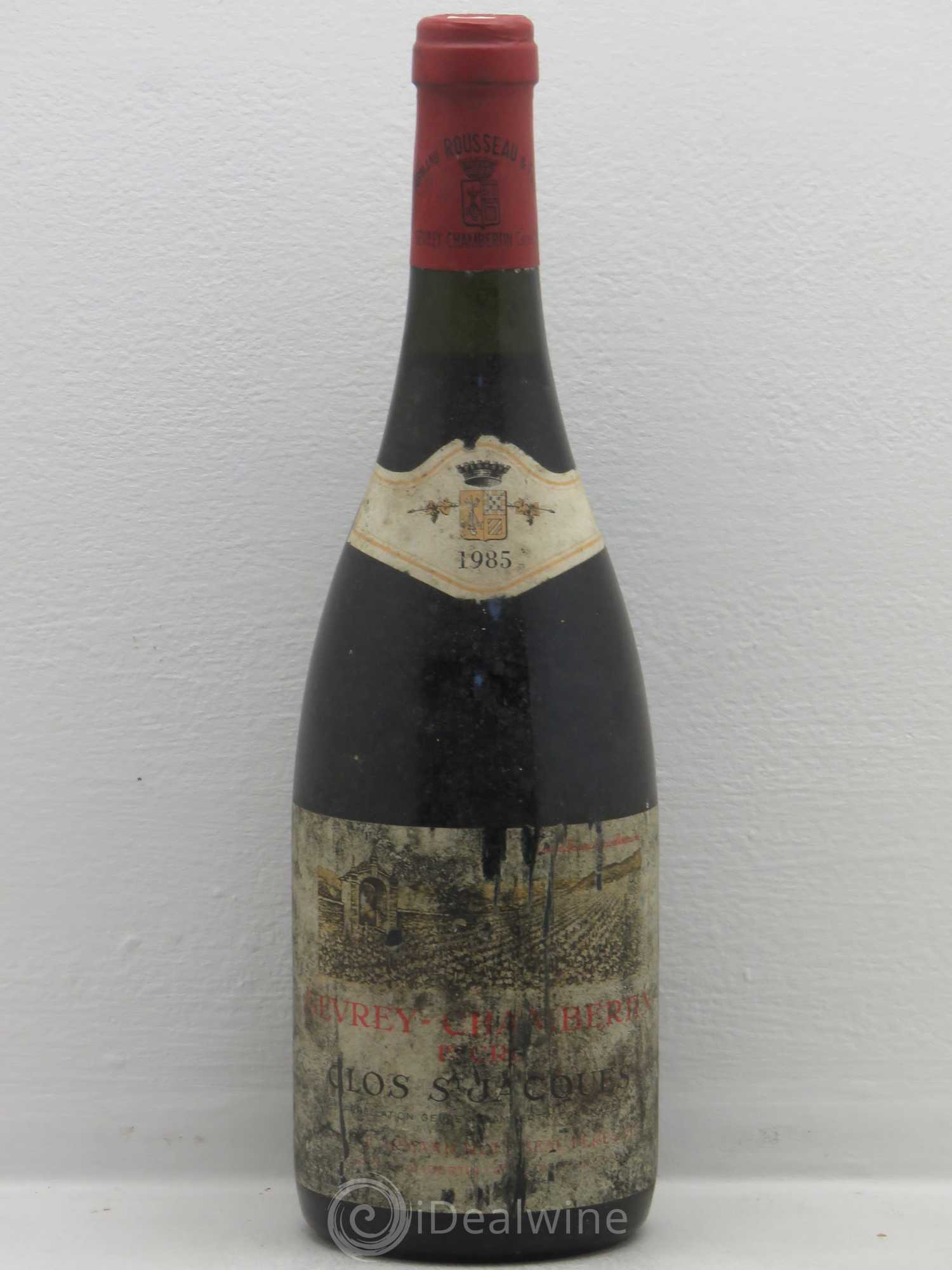 Gevrey-Chambertin 1er Cru Clos Saint-Jacques Armand Rousseau (Domaine) 1985 - Lot de 1 bouteille - 0