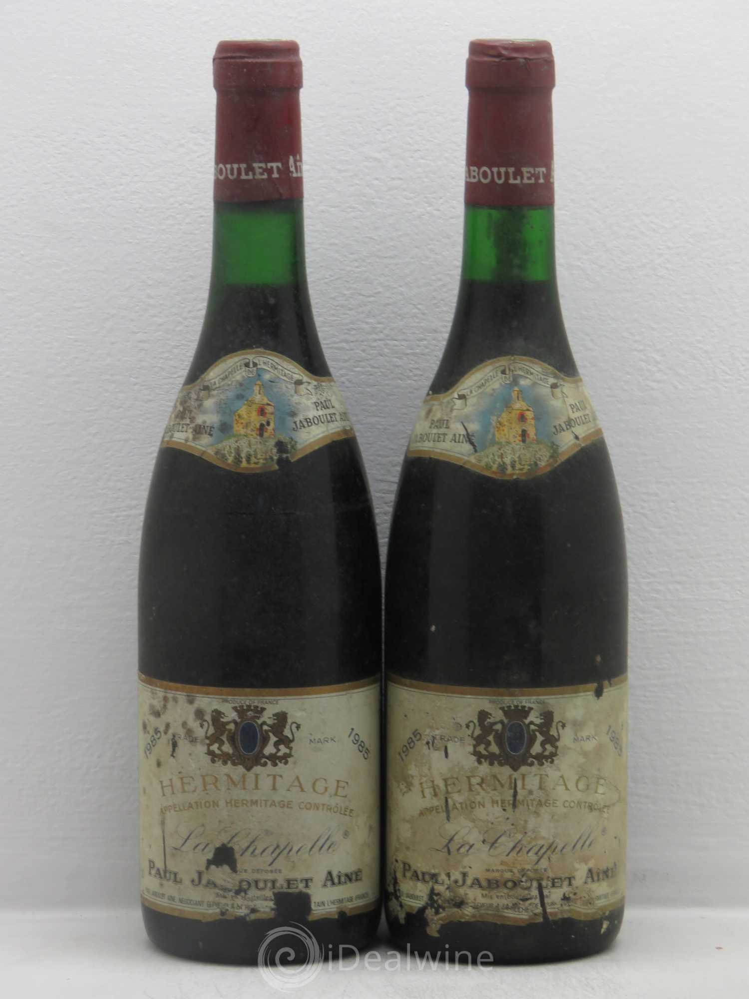 Hermitage La Chapelle Paul Jaboulet Ainé 1985 - Lot de 2 bouteilles - 0