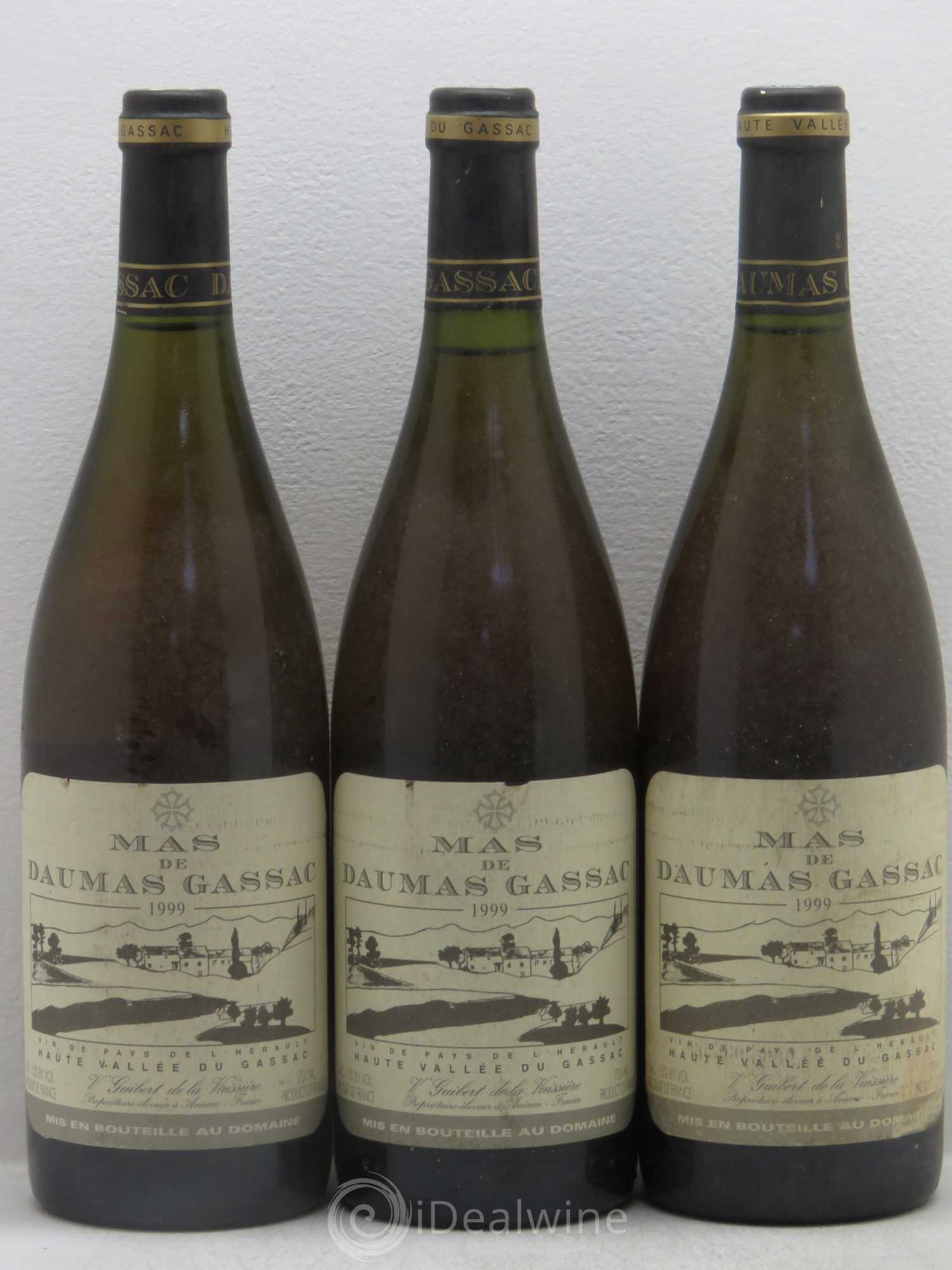 Saint-Guilhem-le-Désert - Cité d'Aniane Mas Daumas Gassac Famille Guibert de La Vaissière (sans prix de réserve) 1999 - Lot de 6 bouteilles - 2