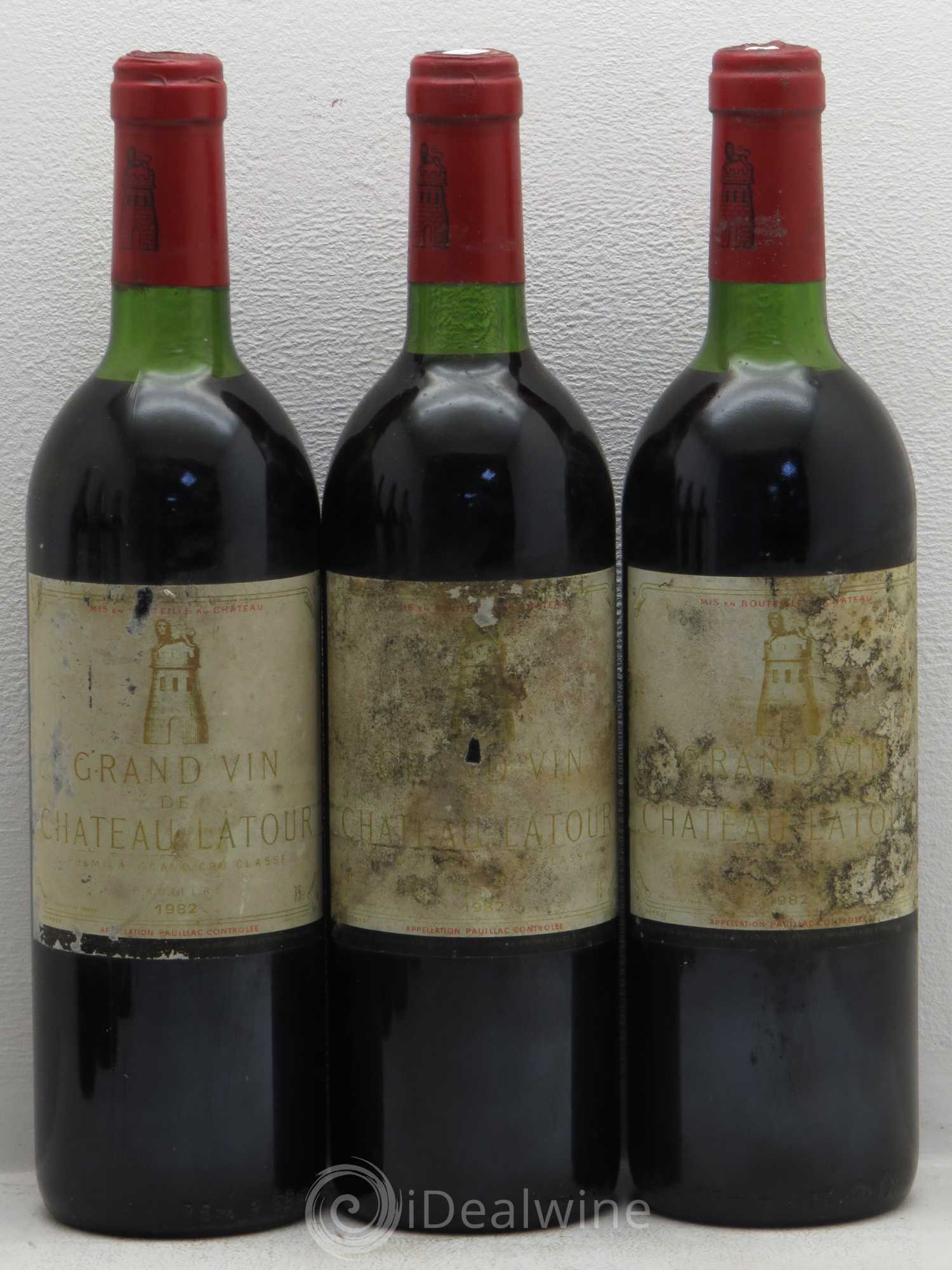 Château Latour 1er Grand Cru Classé 1982 - Lot de 6 bouteilles - 1