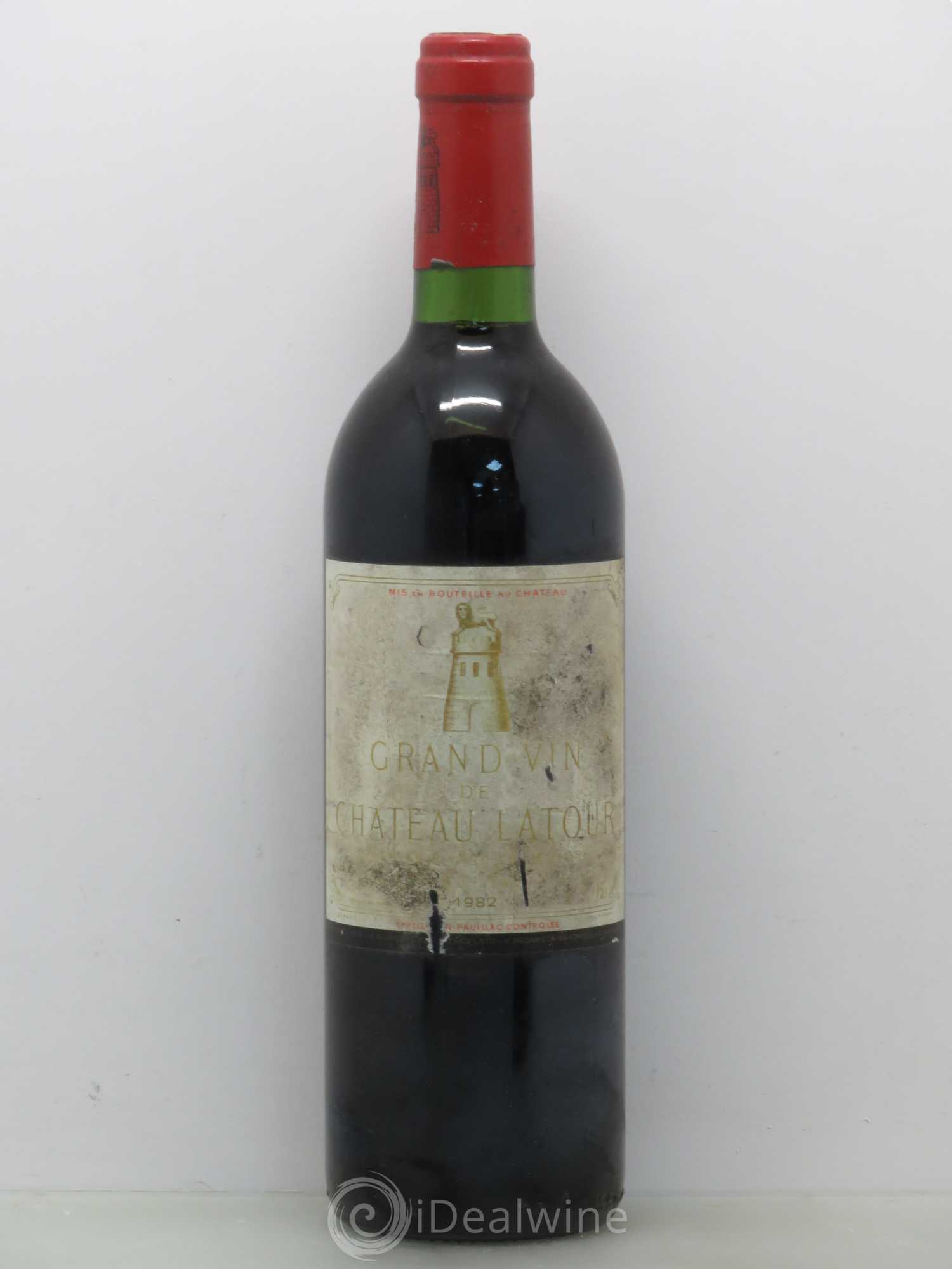 Château Latour 1er Grand Cru Classé 1982 - Lot de 1 bouteille - 0