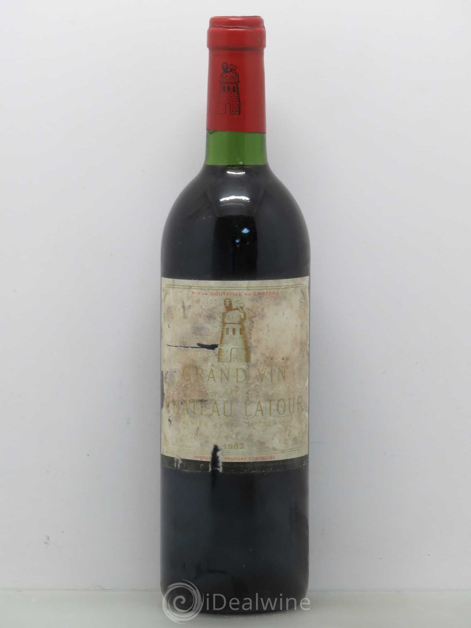 Château Latour 1er Grand Cru Classé 1982 - Lot de 1 bouteille - 0