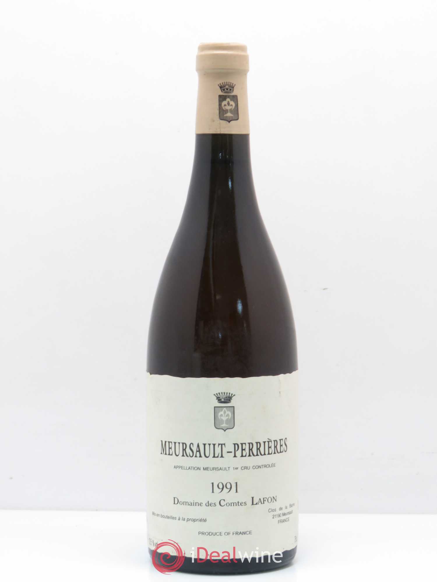 Meursault 1er Cru Perrières Comtes Lafon (Domaine des) 1991 - Lot de 1 bouteille - 0