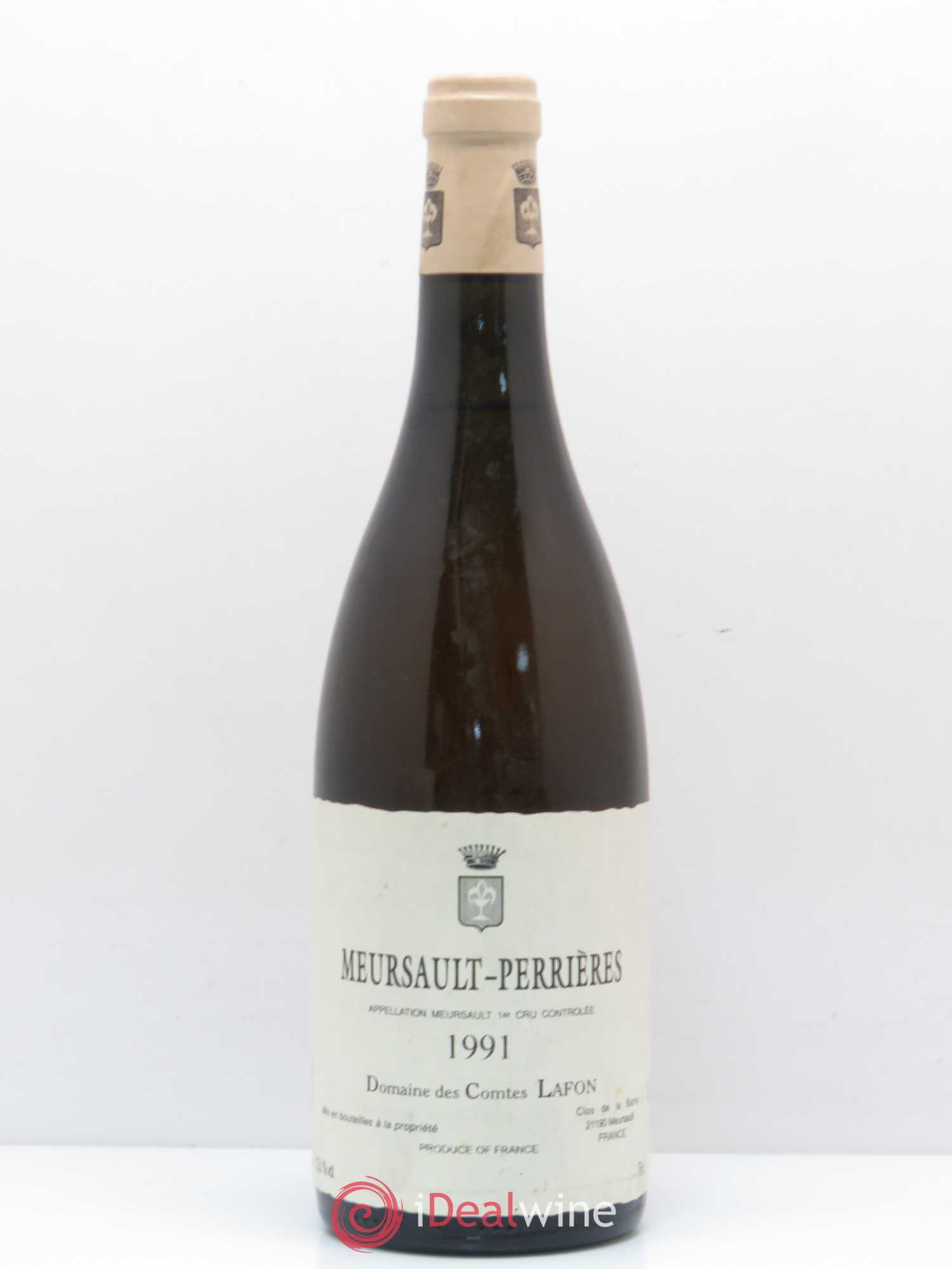 Meursault 1er Cru Perrières Comtes Lafon (Domaine des) 1991 - Lot de 1 bouteille - 0