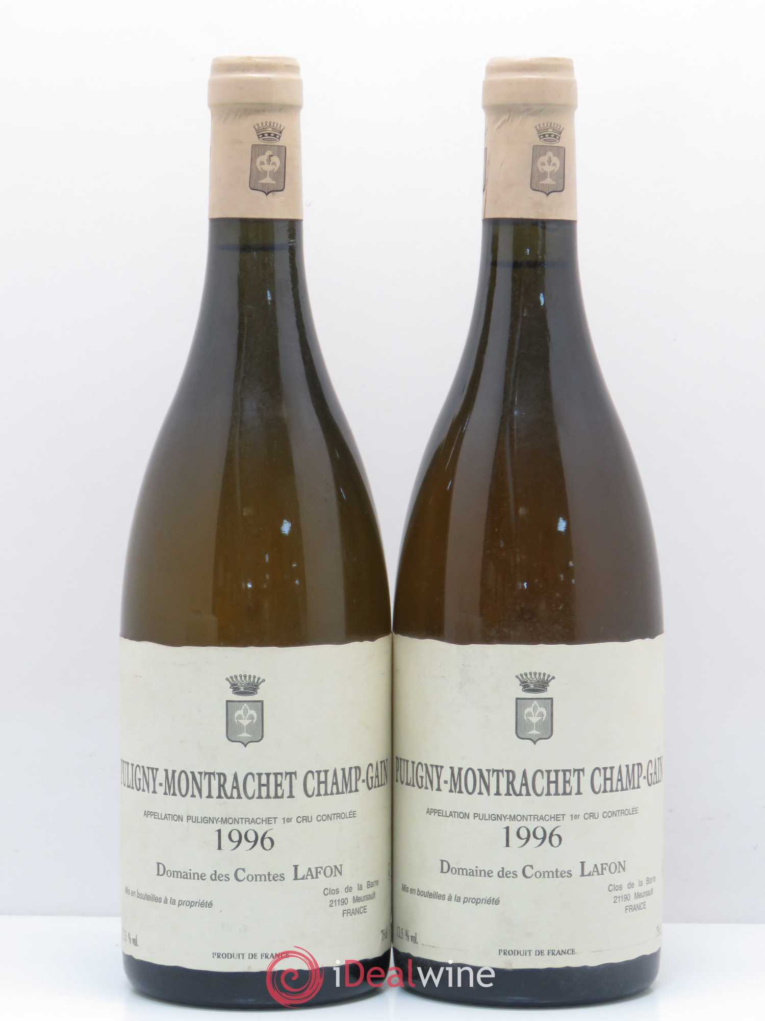 Puligny-Montrachet 1er Cru Champ Gain Dominique Lafon 1996 - Lot de 2 bouteilles - 0