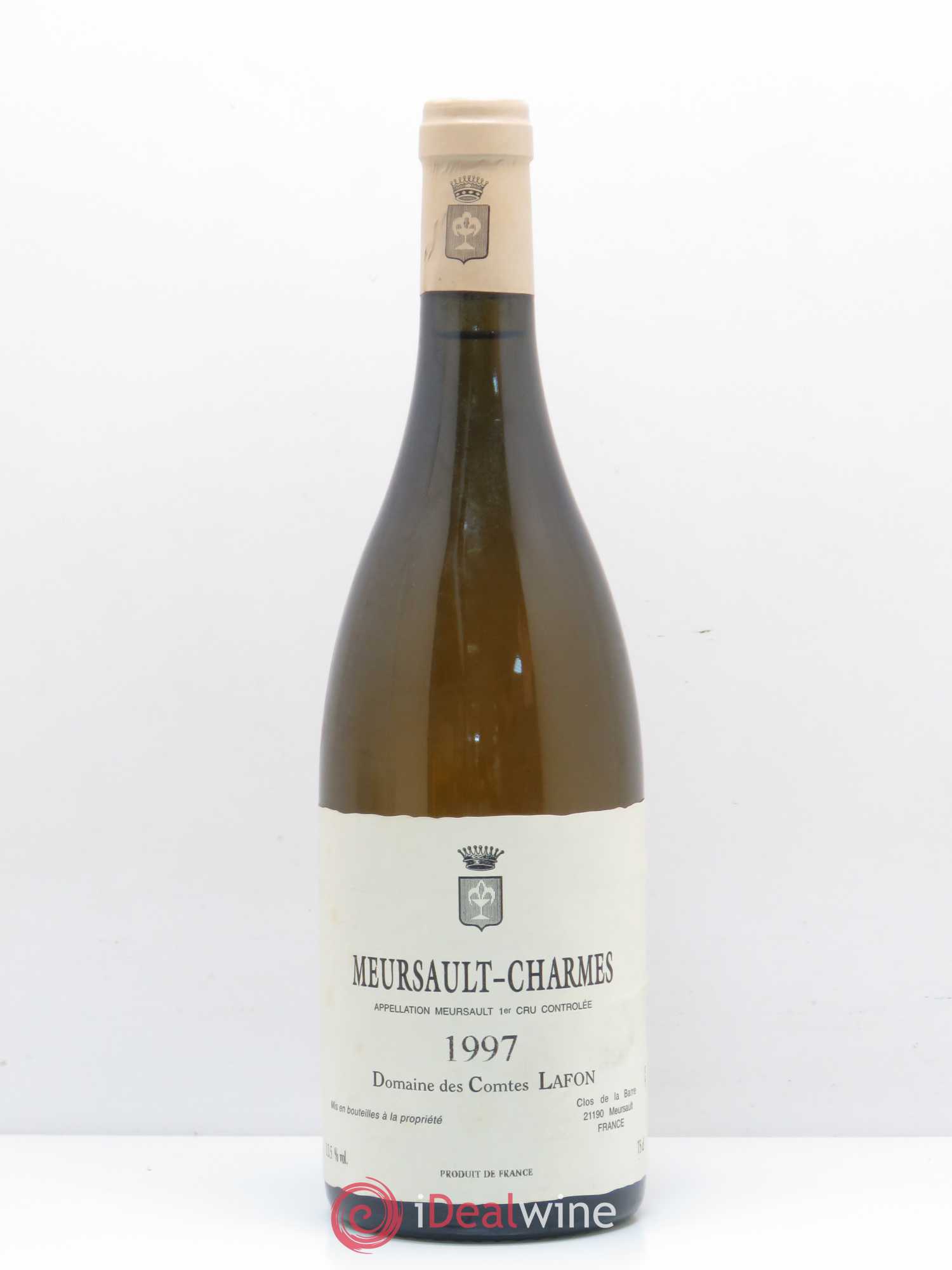 Meursault 1er Cru Charmes Comtes Lafon (Domaine des) 1997 - Lot de 1 bouteille - 0