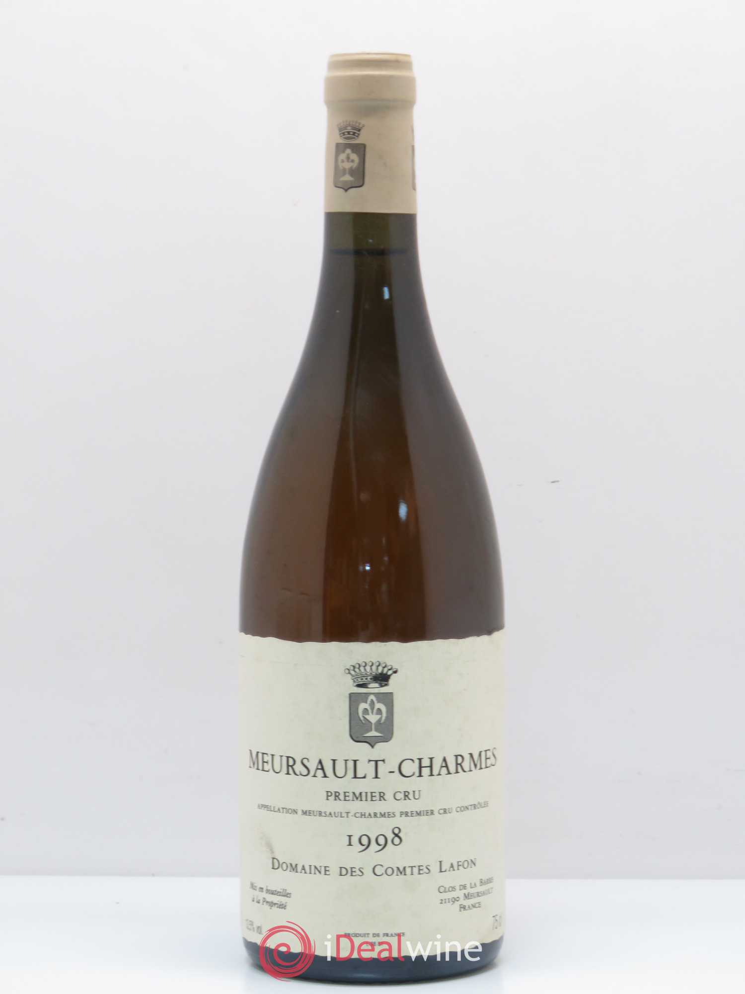 Meursault 1er Cru Charmes Comtes Lafon (Domaine des) 1998 - Lot de 1 bouteille - 0