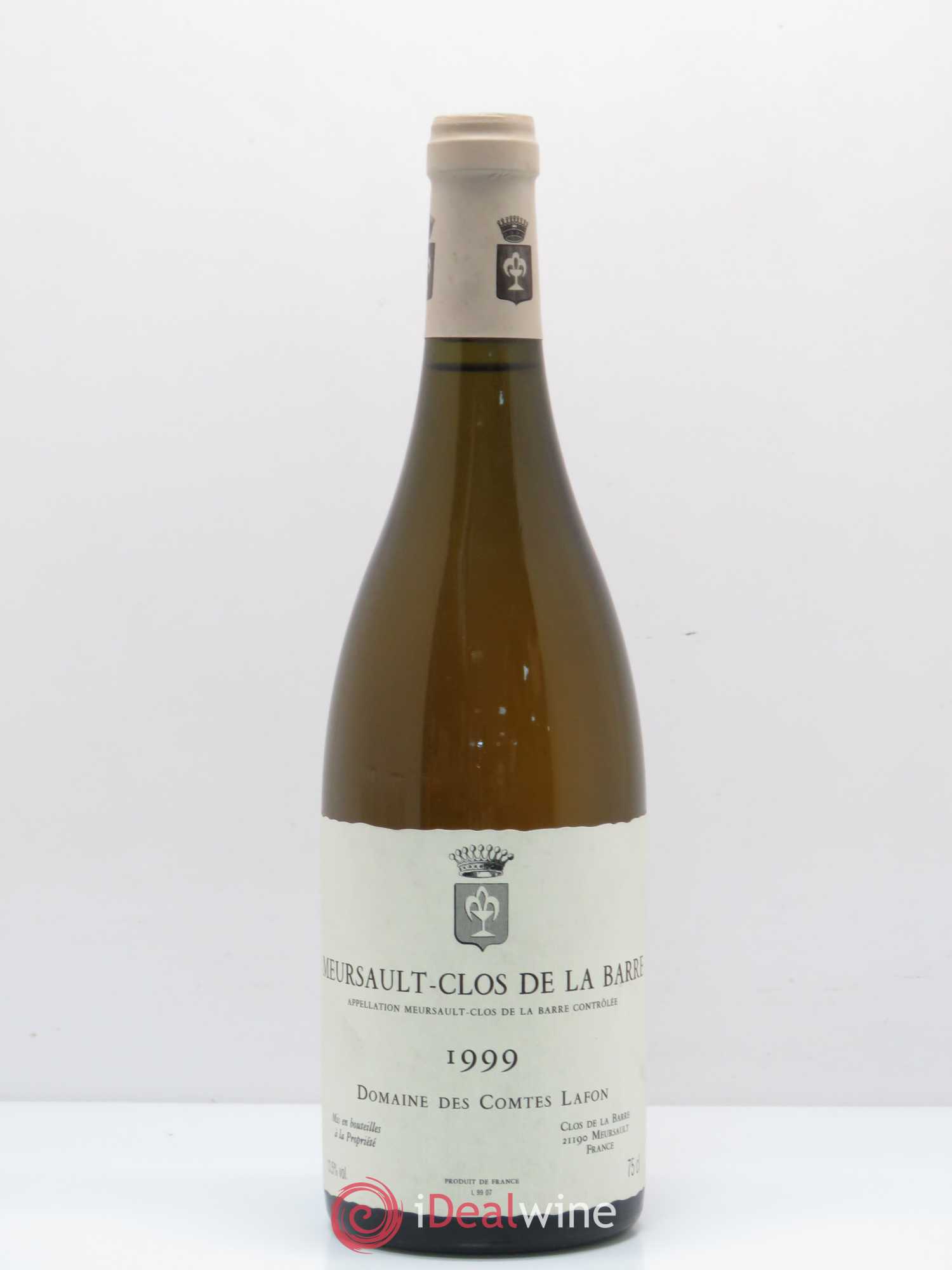 Meursault Clos de la Barre Comtes Lafon (Domaine des) 1999 - Lot de 1 bouteille - 0