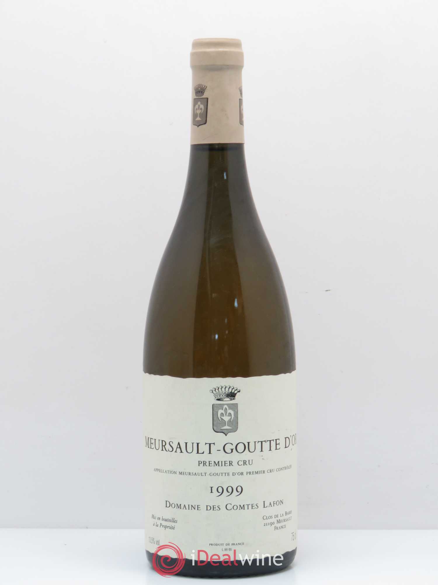 Meursault 1er Cru Goutte d'Or Comtes Lafon (Domaine des) 1999 - Lot de 1 bouteille - 0