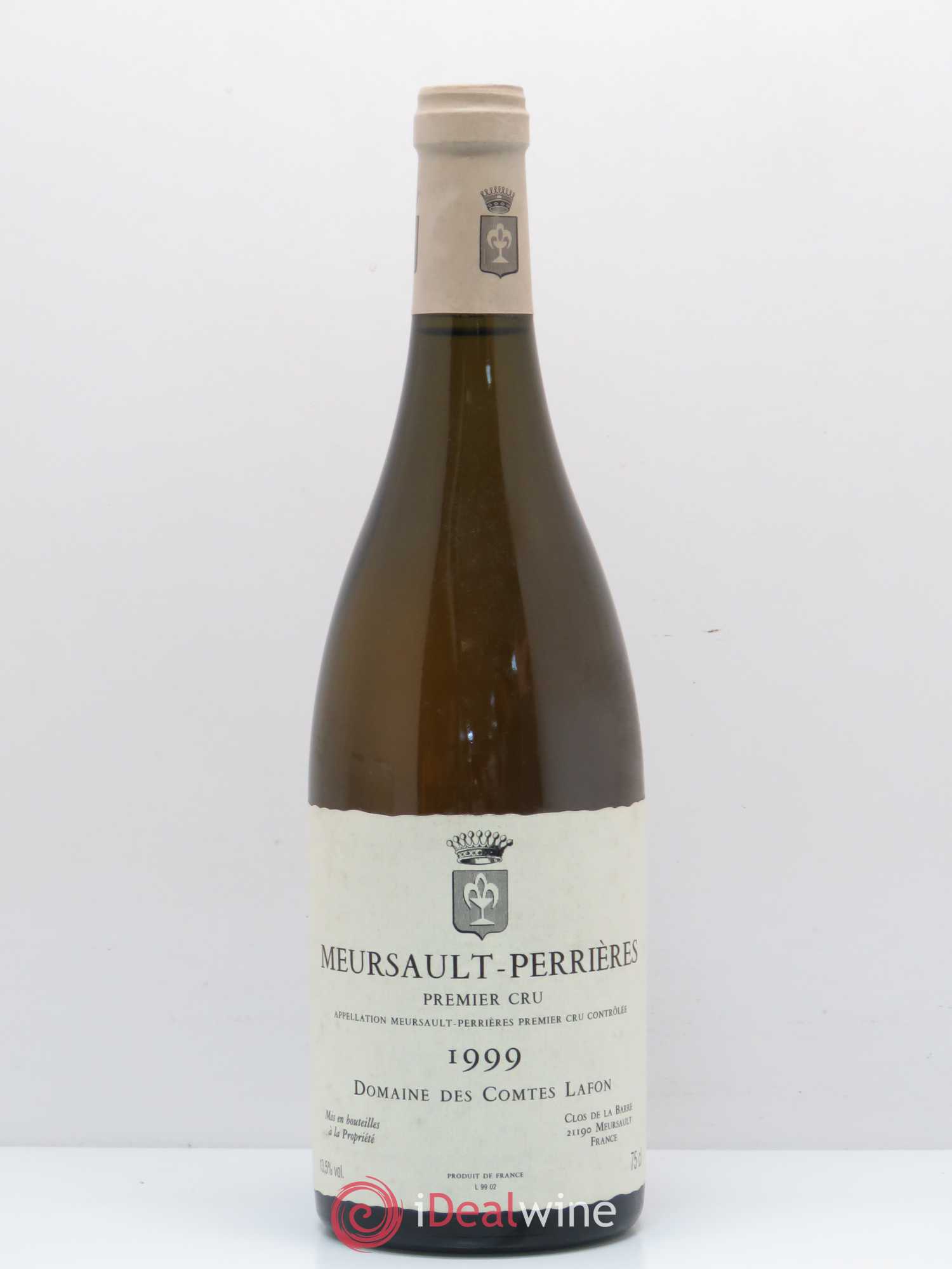 Meursault 1er Cru Perrières Comtes Lafon (Domaine des) 1999 - Lot de 1 bouteille - 0