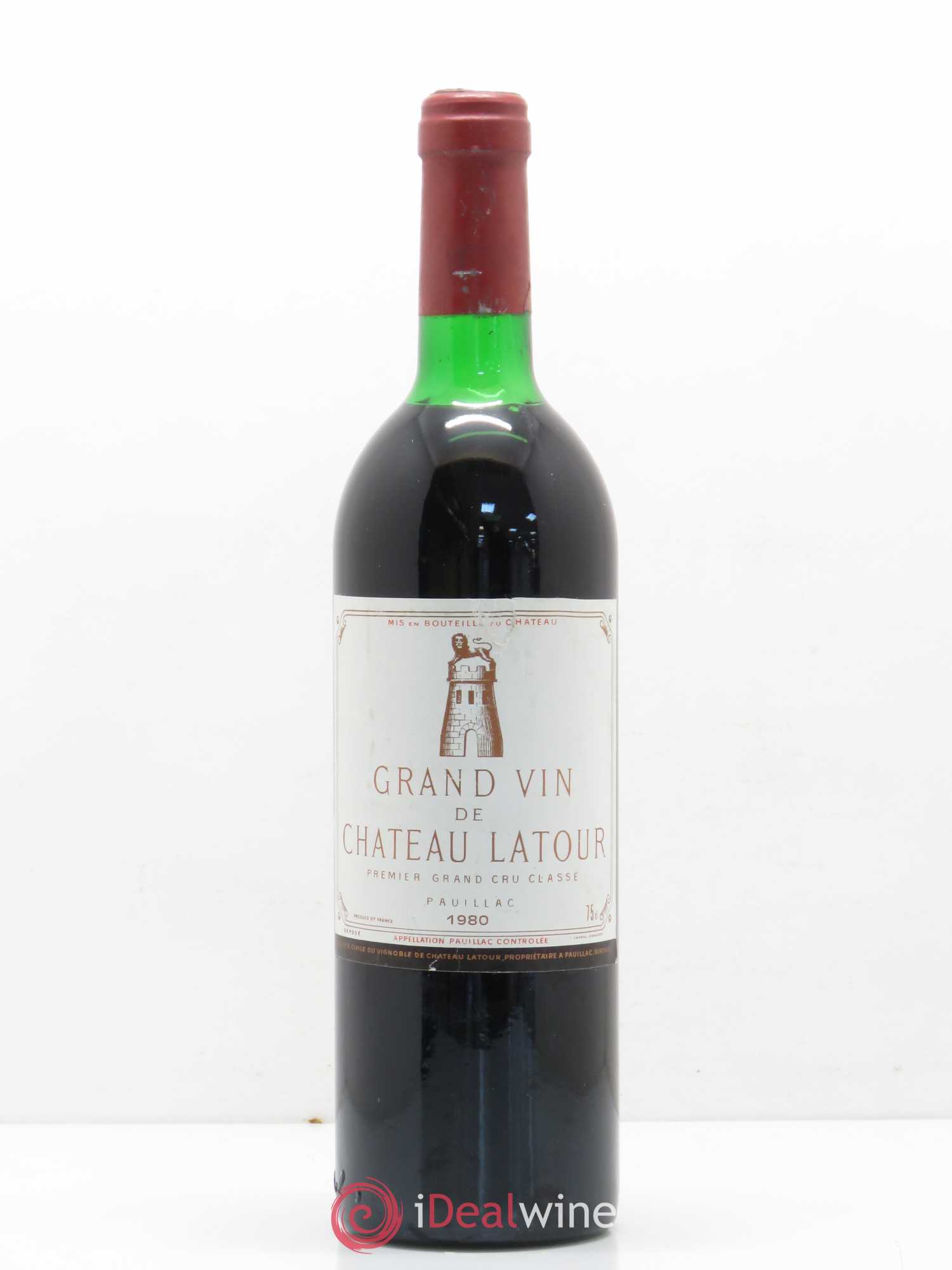 Château Latour 1er Grand Cru Classé 1980 - Lot de 1 bouteille - 0