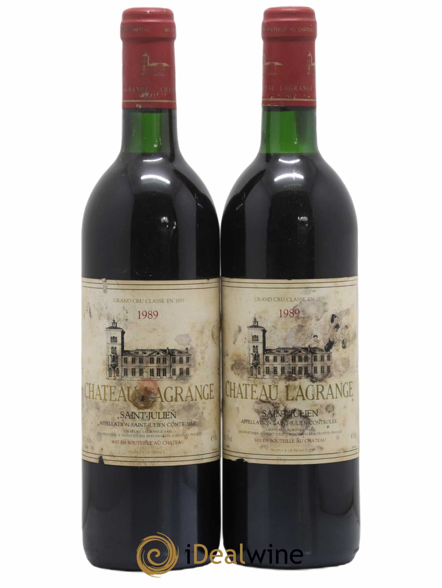 Château Lagrange 3ème Grand Cru Classé 1989 - Lot de 2 bouteilles - 0