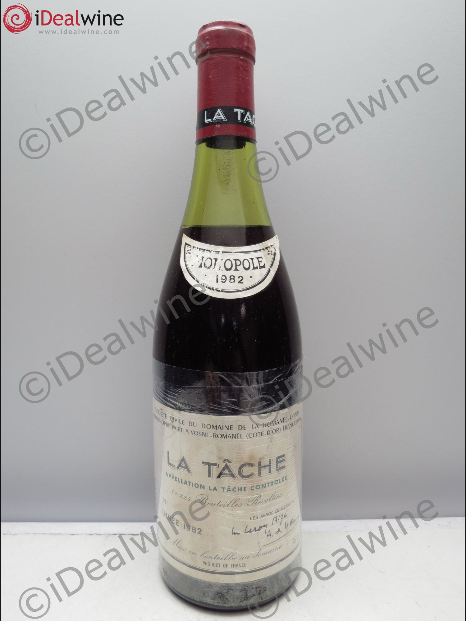 La Tâche Grand Cru Domaine de la Romanée-Conti 1982 - Lot de 1 bouteille - 0