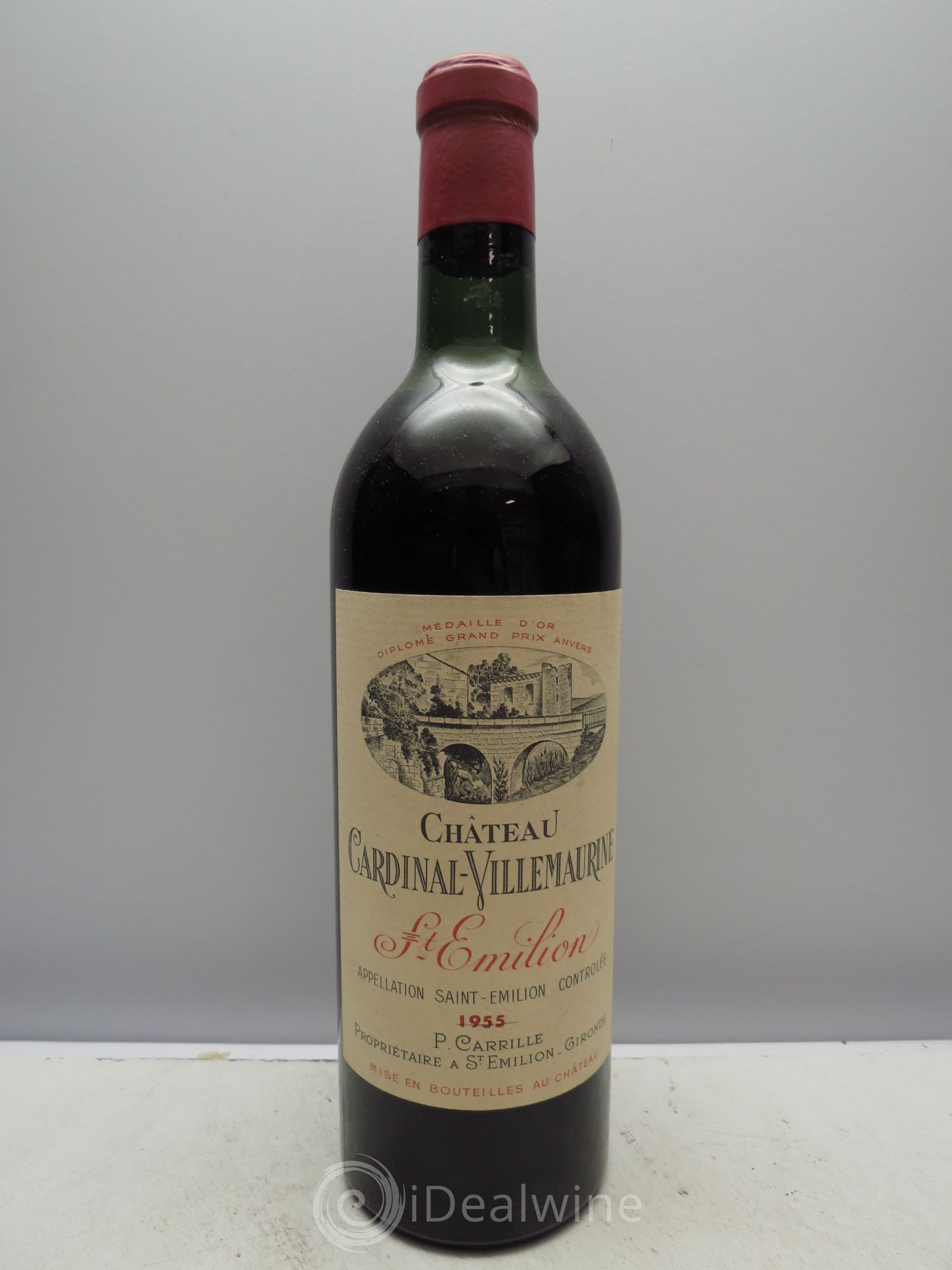Saint-Émilion Château Cardinal Villemaurine 1955 - Lot de 1 bouteille - 0