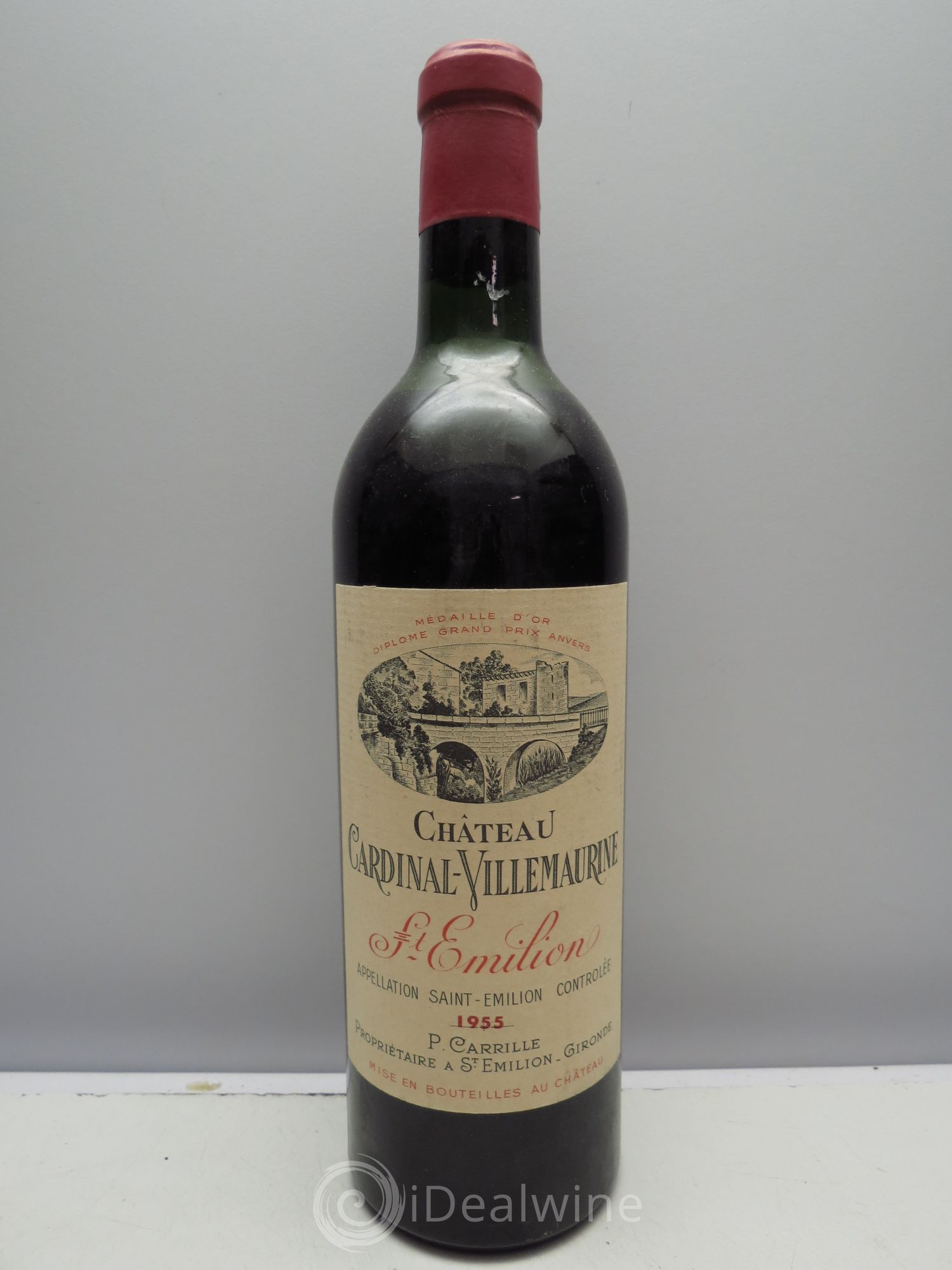 Saint-Émilion Château Cardinal Villemaurine 1955 - Lot de 1 bouteille - 0