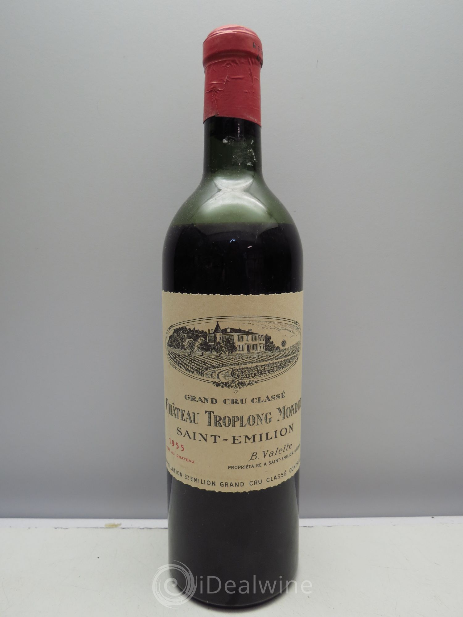 Château Troplong Mondot 1er Grand Cru Classé B 1955 - Lot de 1 bouteille - 0