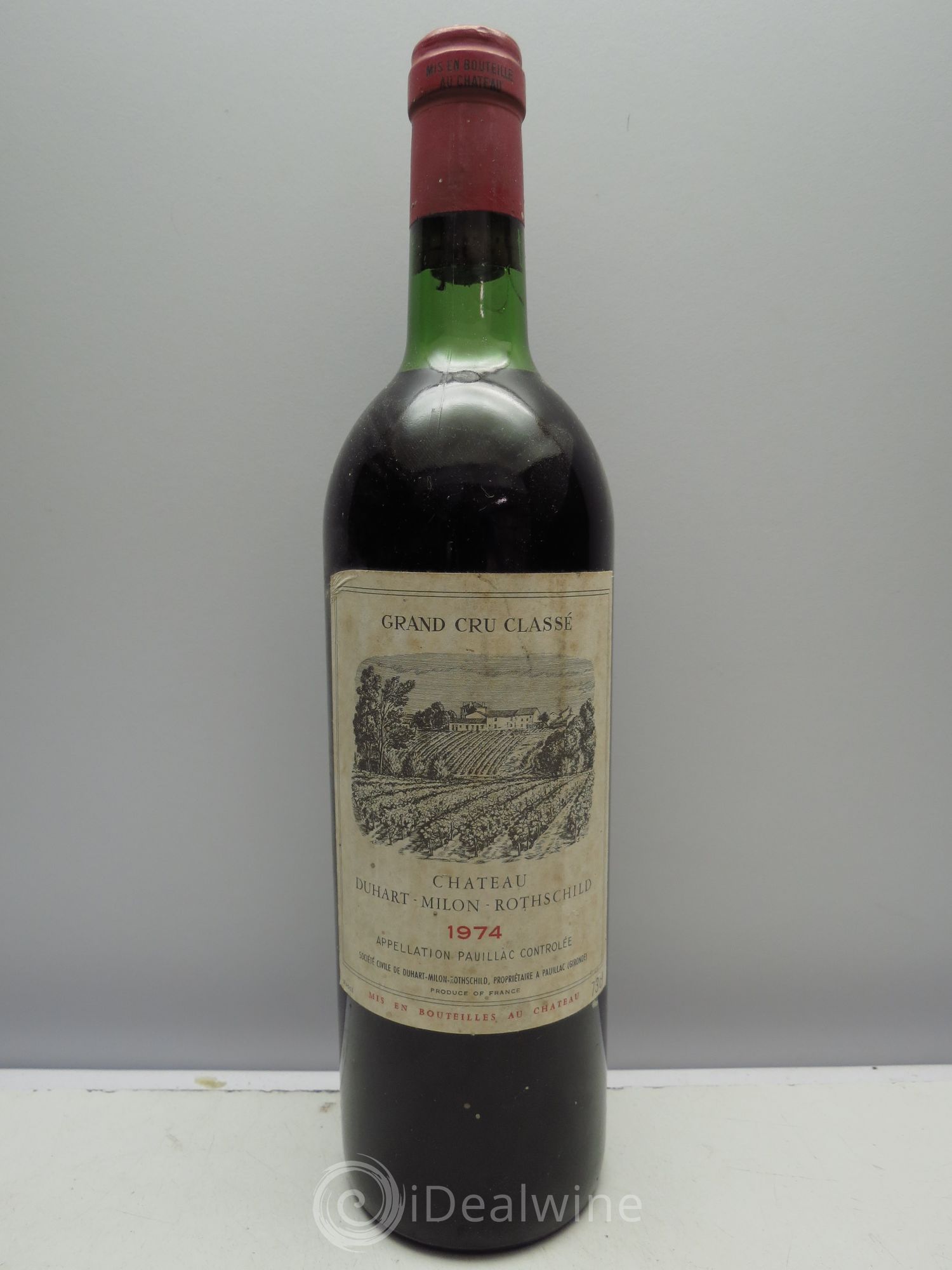 Château Duhart-Milon 4ème Grand Cru Classé 1974 - Lot de 1 bouteille - 0