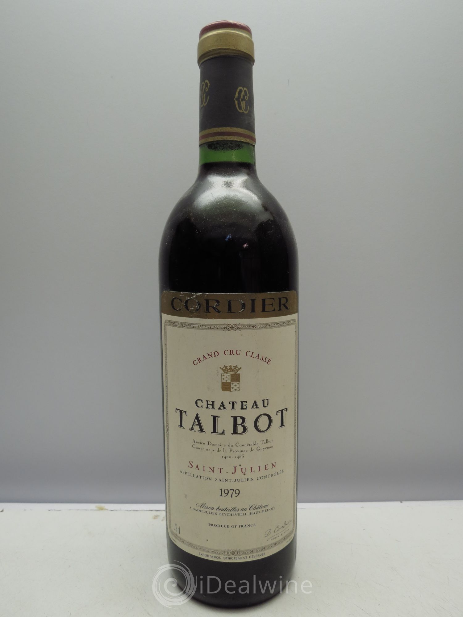 Château Talbot 4ème Grand Cru Classé 1979 - Lot de 1 bouteille - 0