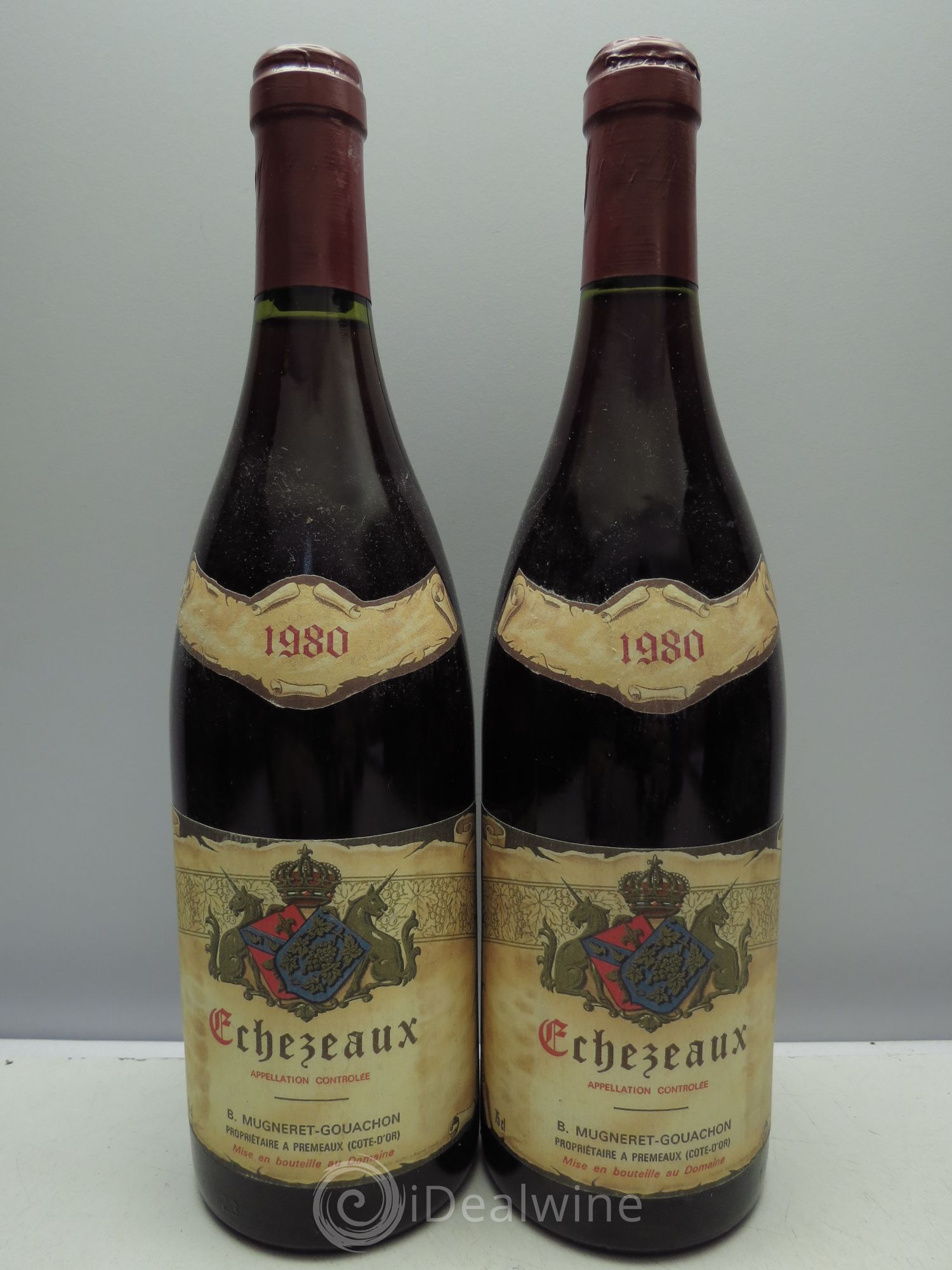 Echezeaux Grand Cru Mugneret Gouachon 1980 - Posten von 2 Flaschen - 0