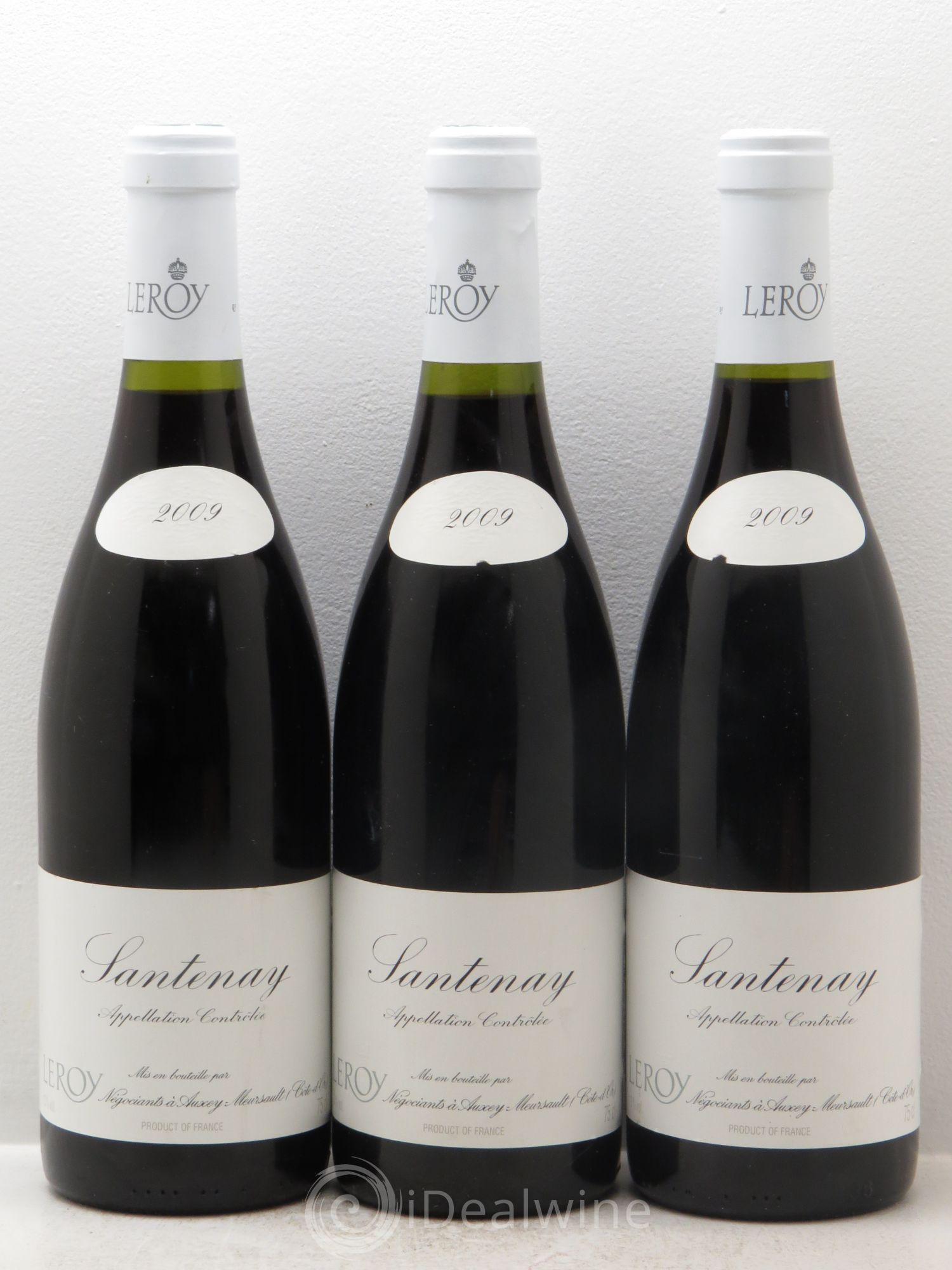 Santenay Leroy SA 2009 - Lot de 3 bouteilles - 0