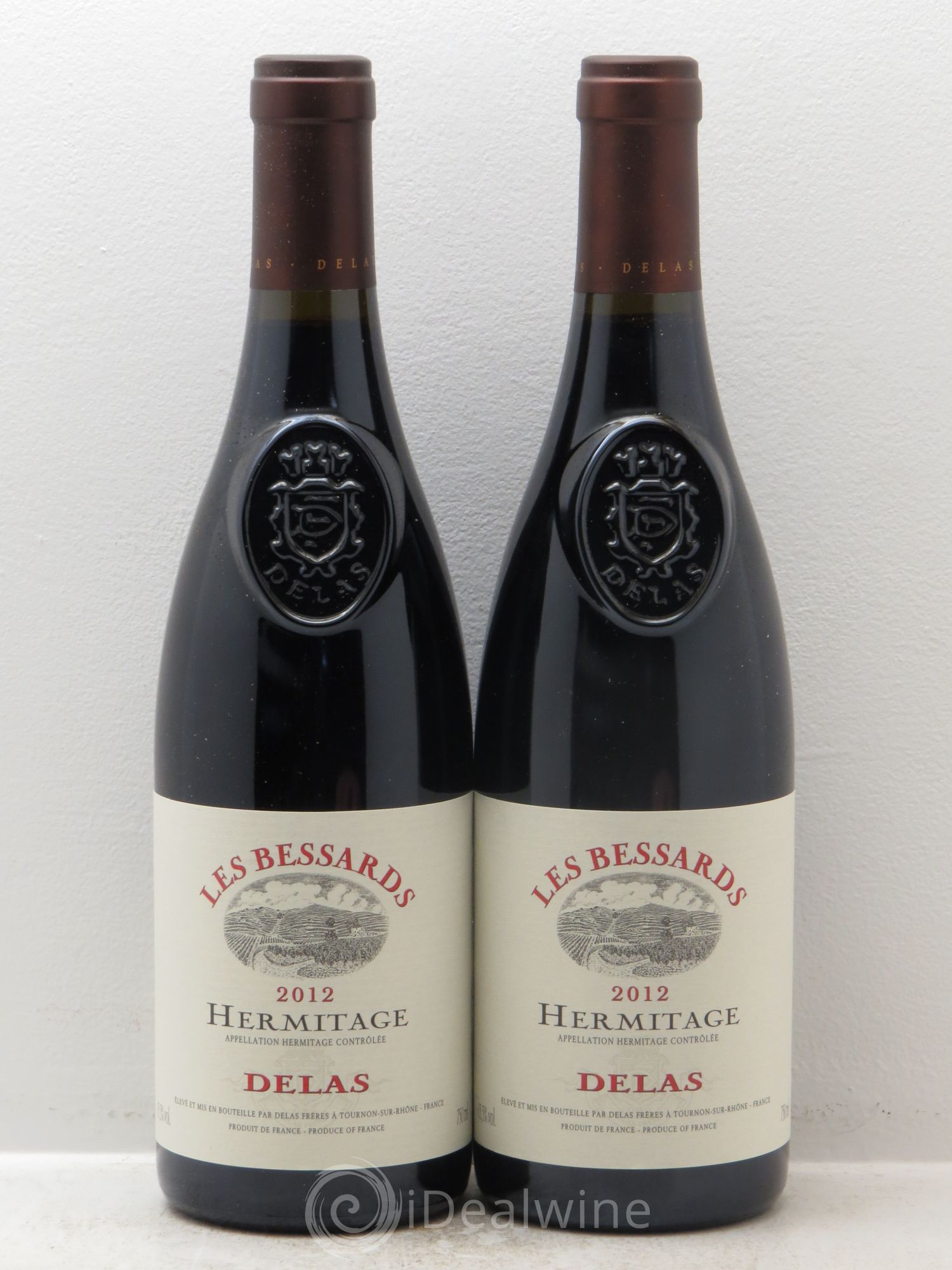 Hermitage Les Bessards Delas Frères 2012 - Lot de 2 bouteilles - 0